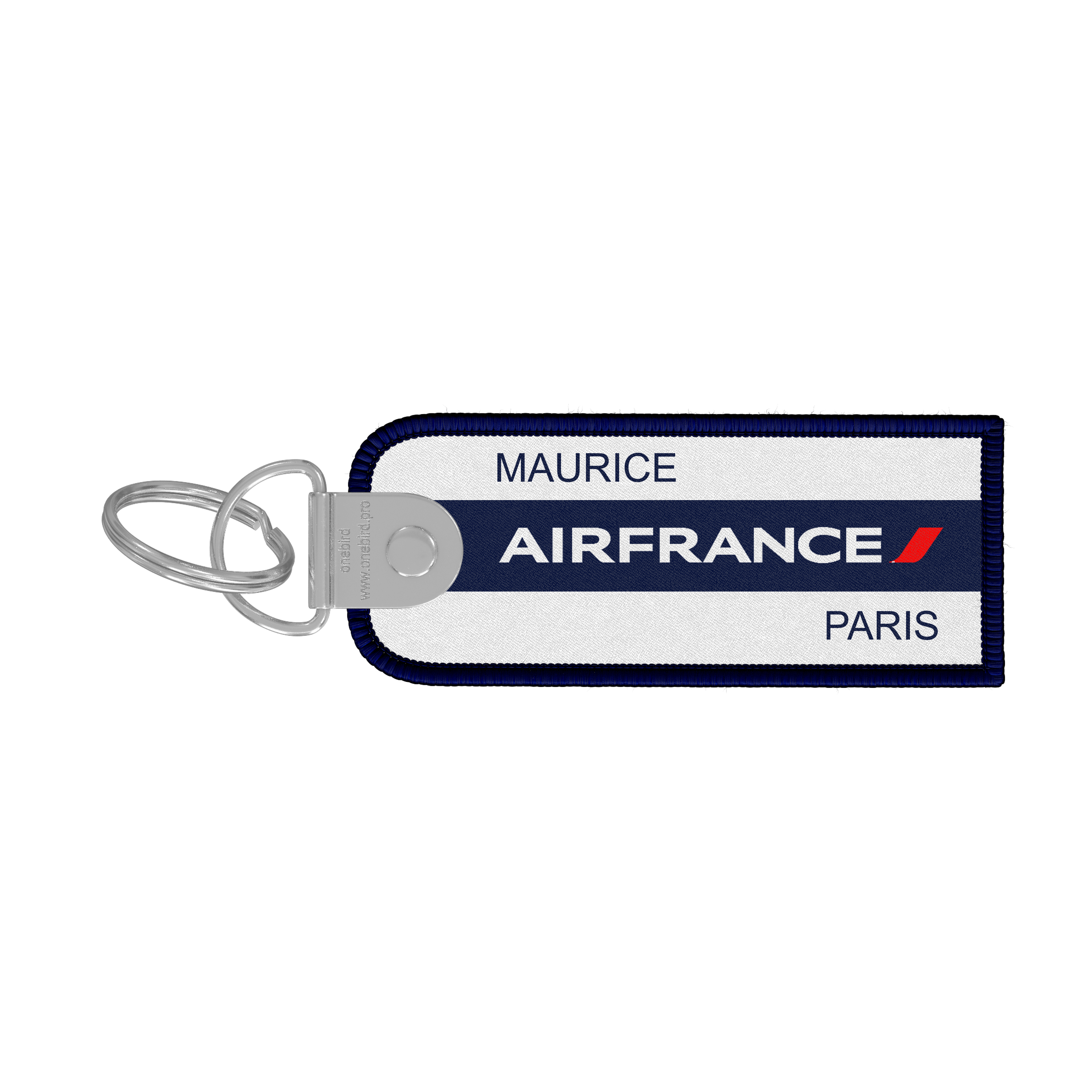 Porte-clés flamme - Air France - Destination CDG Paris - MRU - Maurice