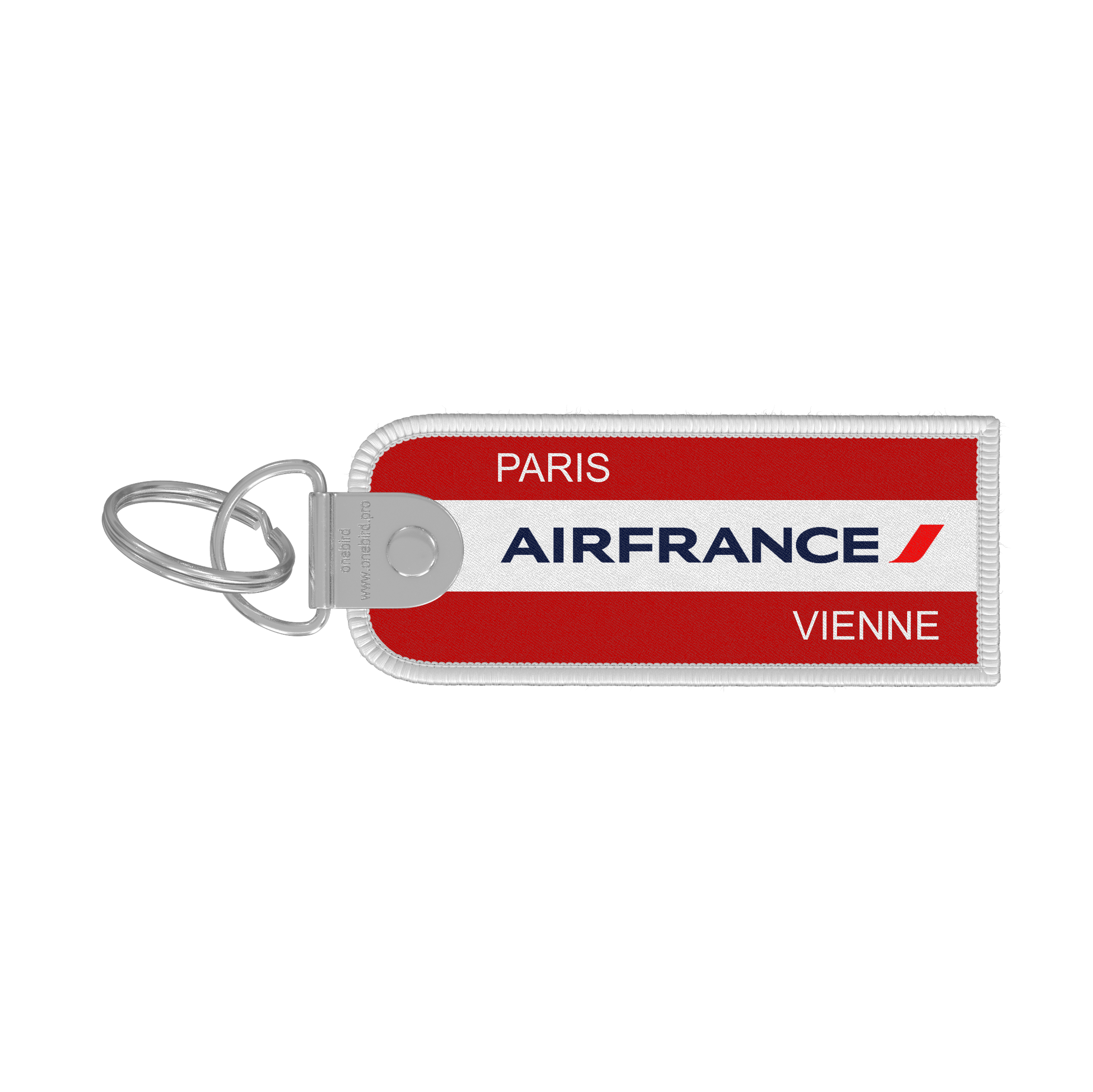 Porte-clés flamme - Air France - Destination CDG Paris - VIE - Vienne