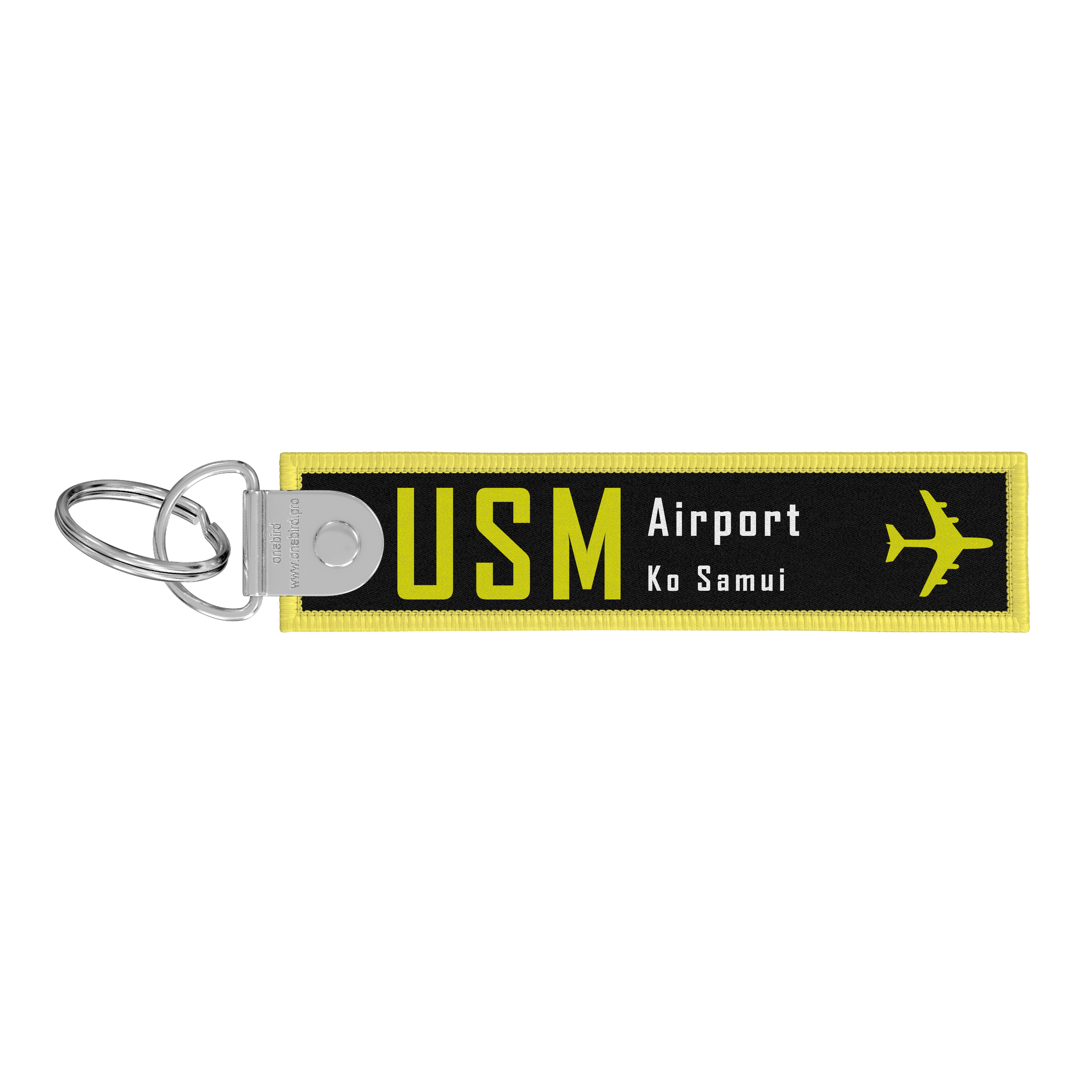 Porte-clés flamme - Remove before flight - Airport code IATA - USM - Ko Samui