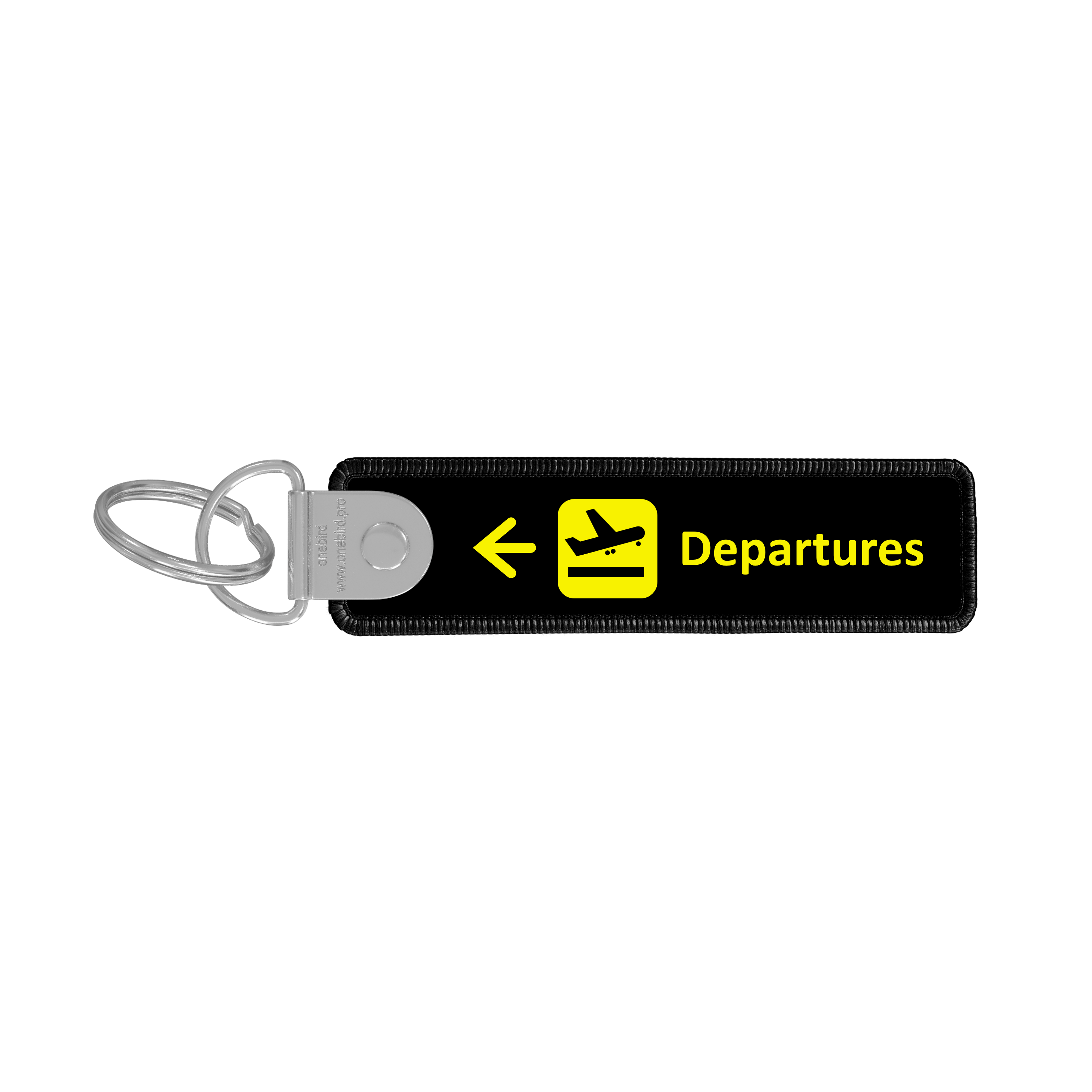 Flame key ring - Airport sign - Departures