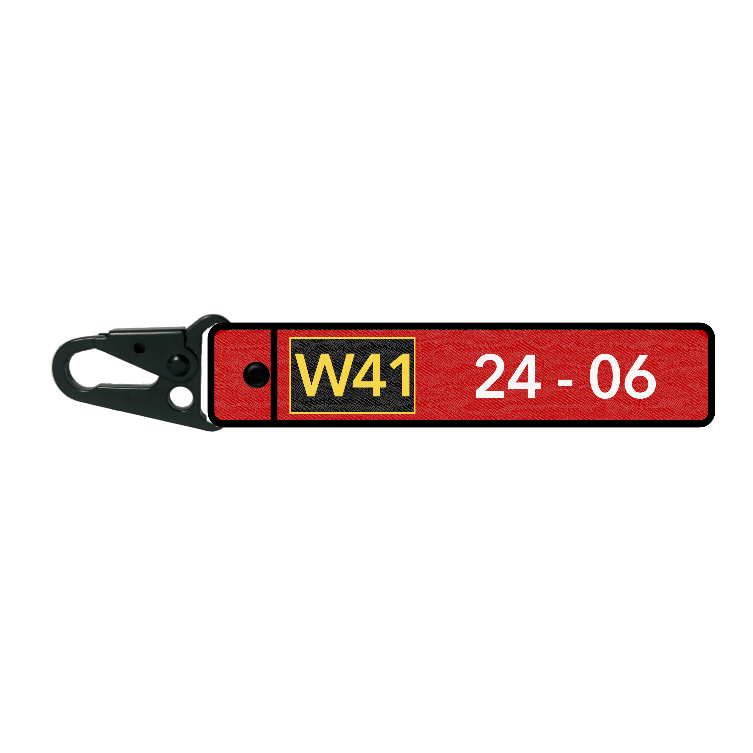 Flame key ring - Airport sign - Tarmac Runway W41-W37