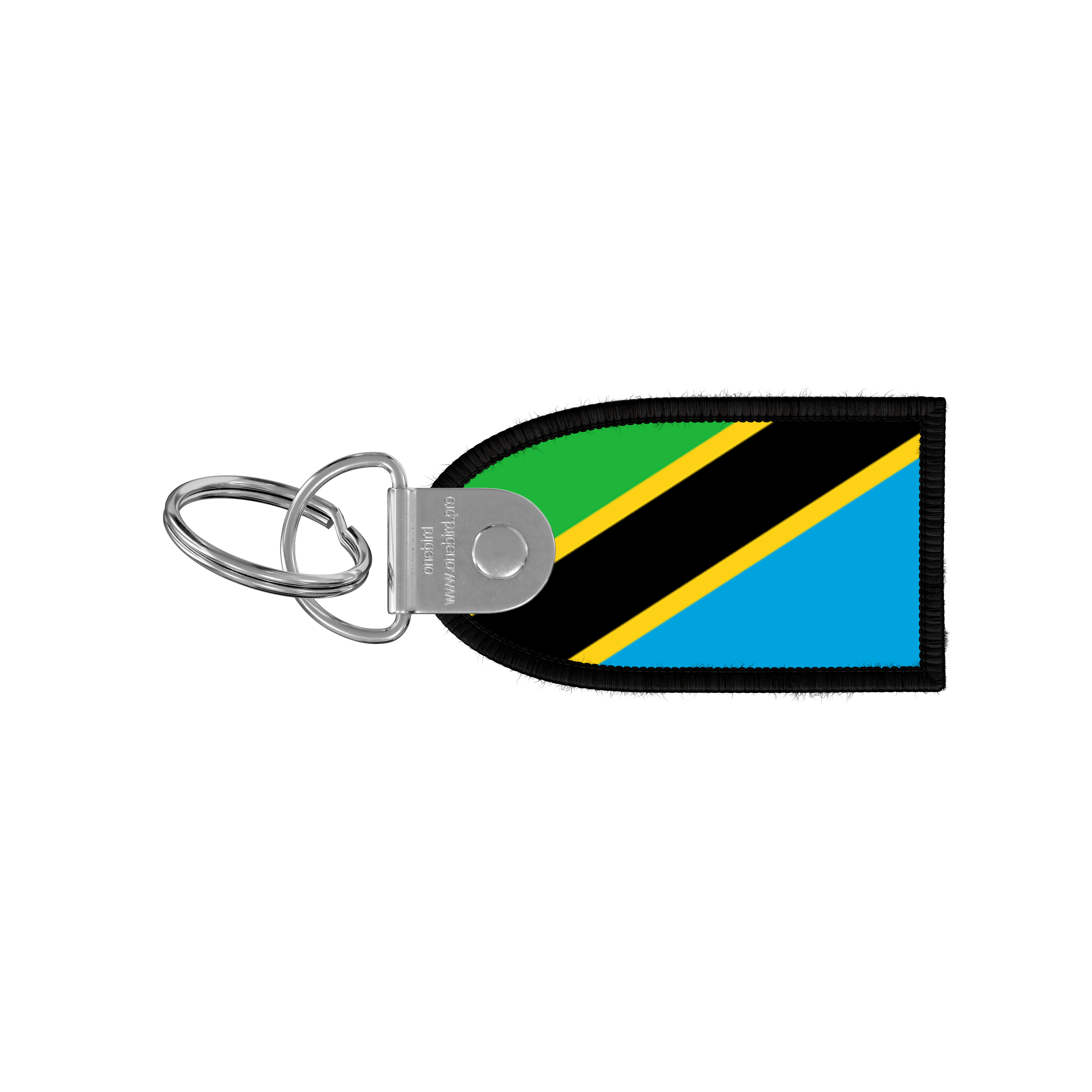 Flame keyring - Flag - Tanzania