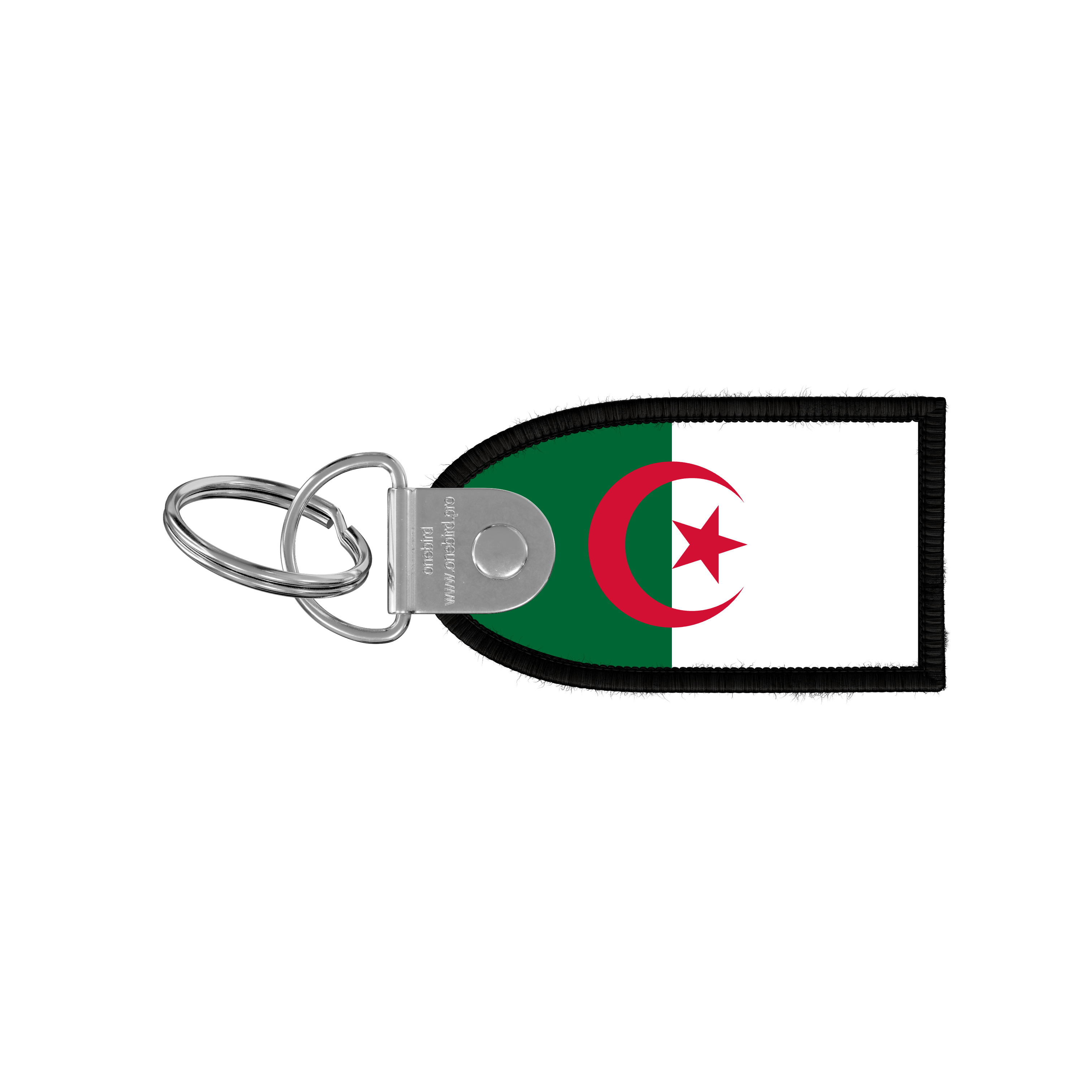 Flame key ring - Flag - Algeria