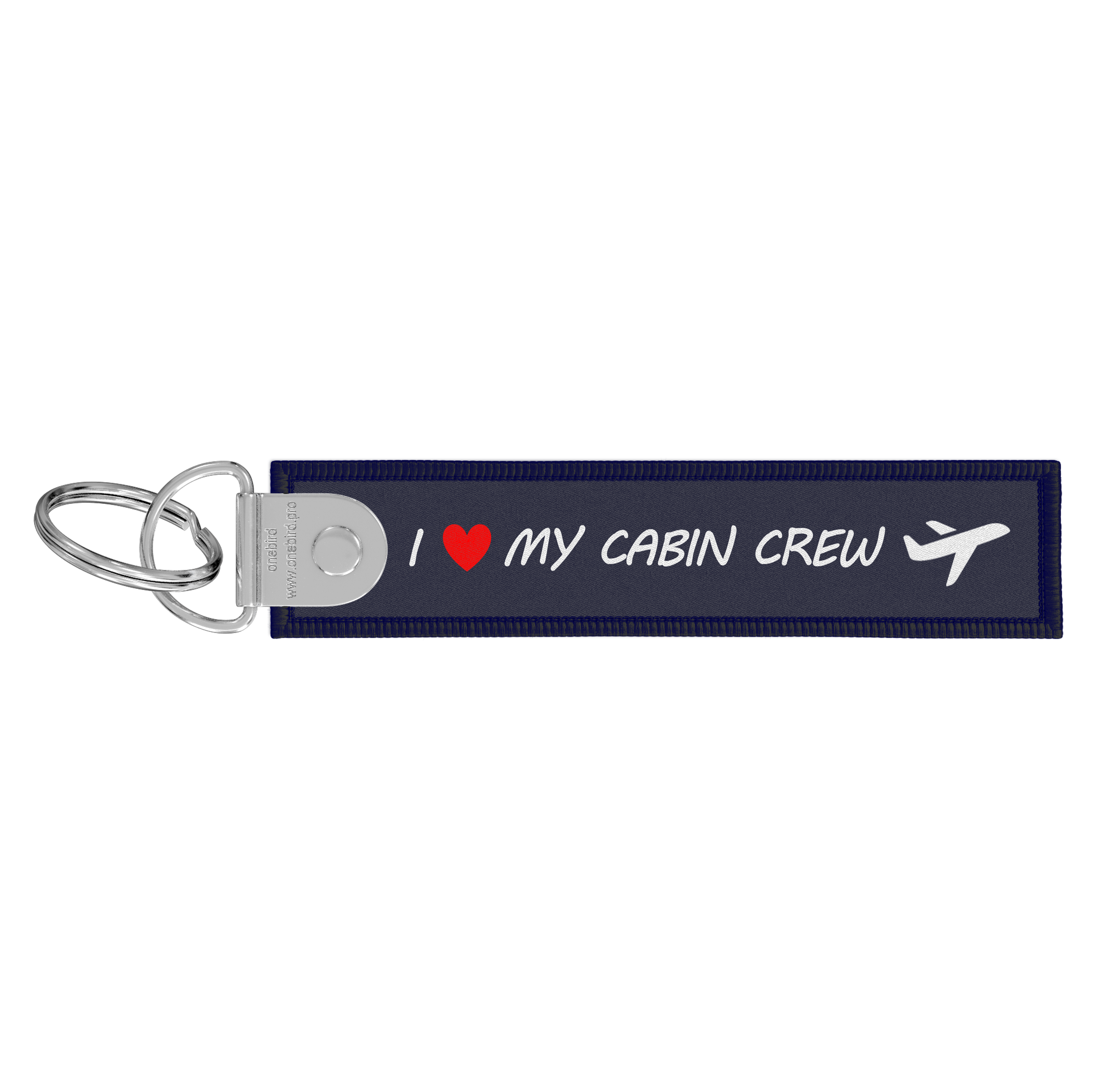 Flame key ring - Kiss before flight - I love my cabin crew