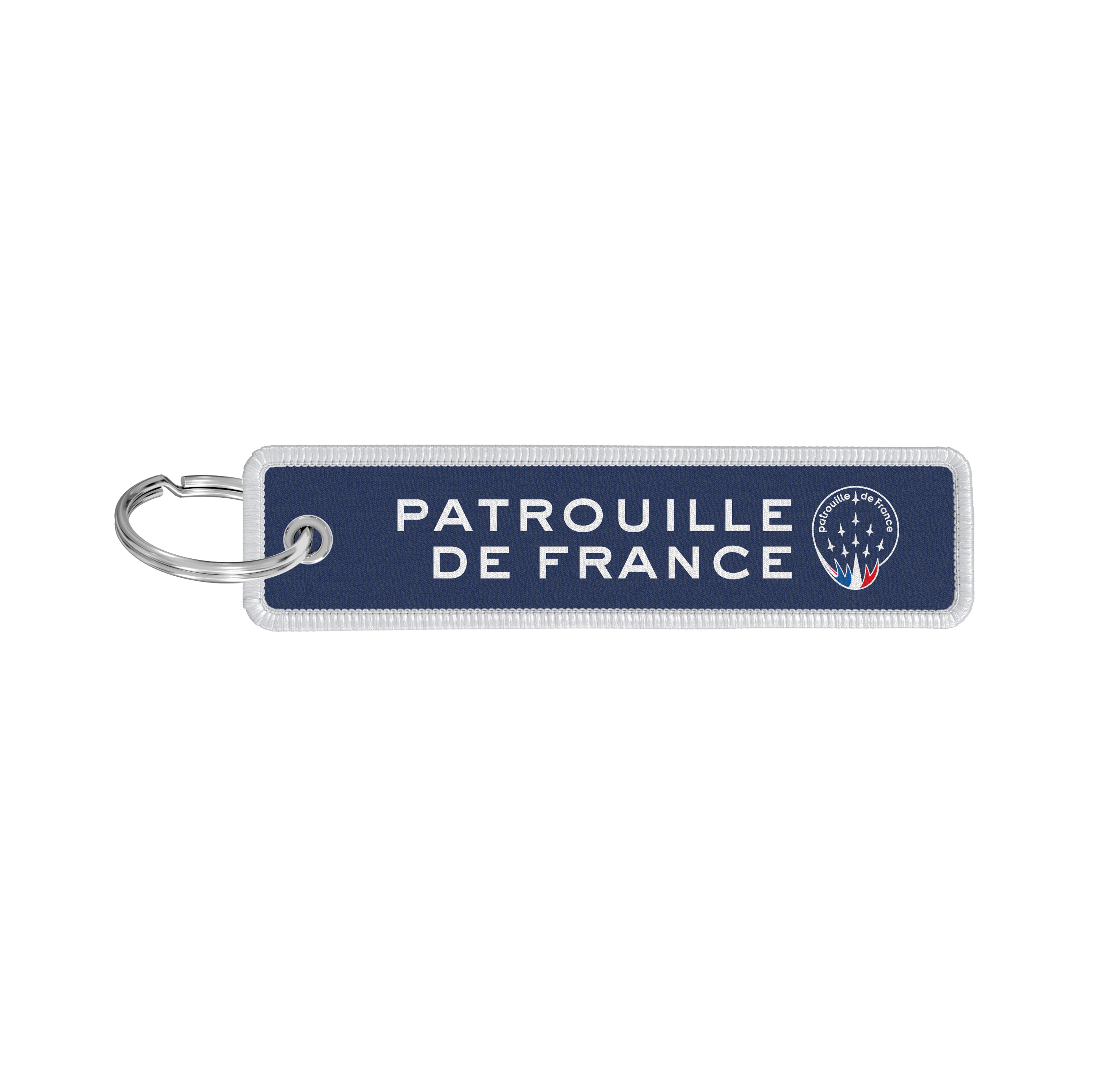 Flame key ring - Patrouille de France - dark blue