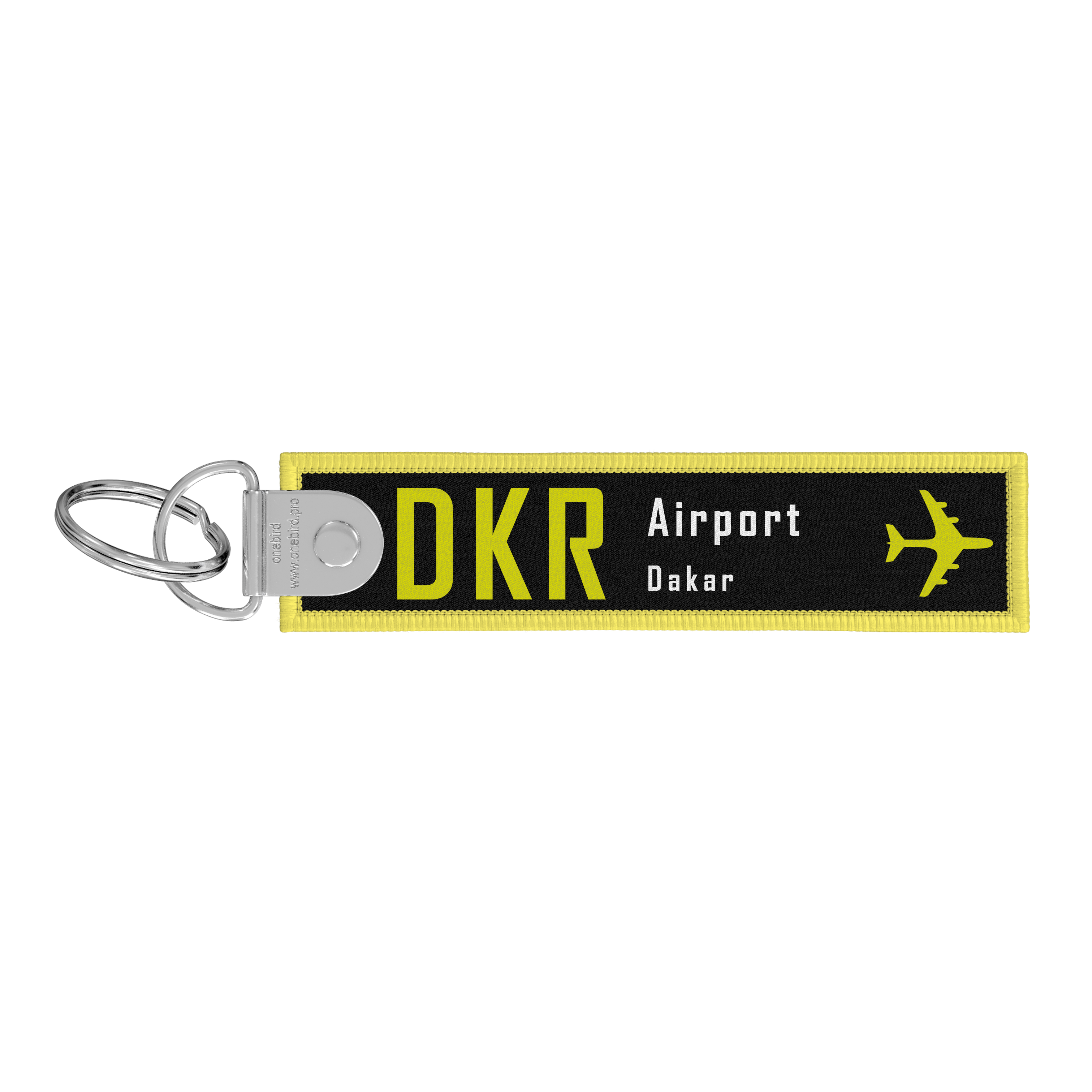Porte-clés flamme - Remove before flight - Airport code IATA - DKR - Dakar