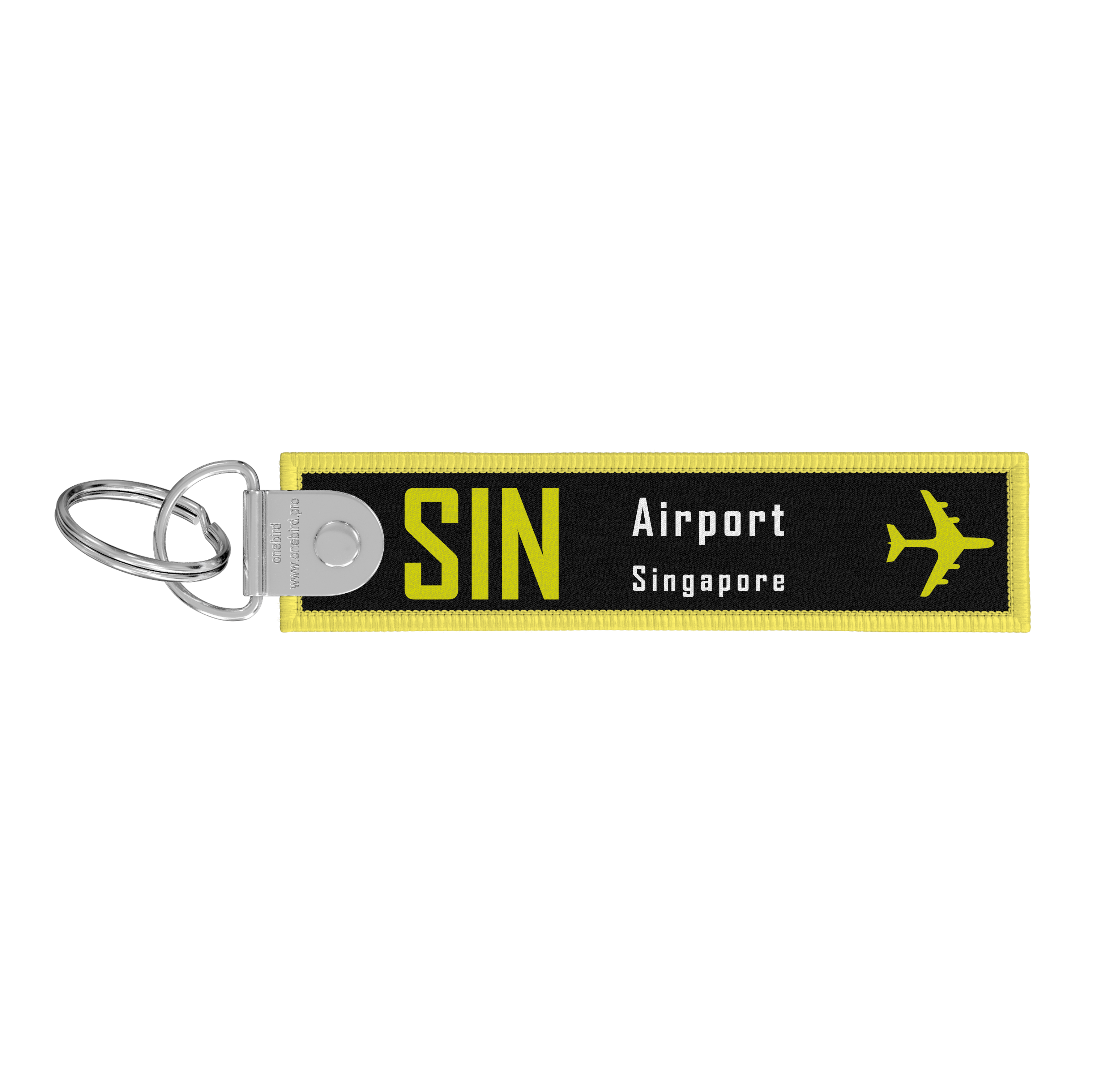 Porte-clés flamme - Remove before flight - Airport code IATA - SIN - Singapour