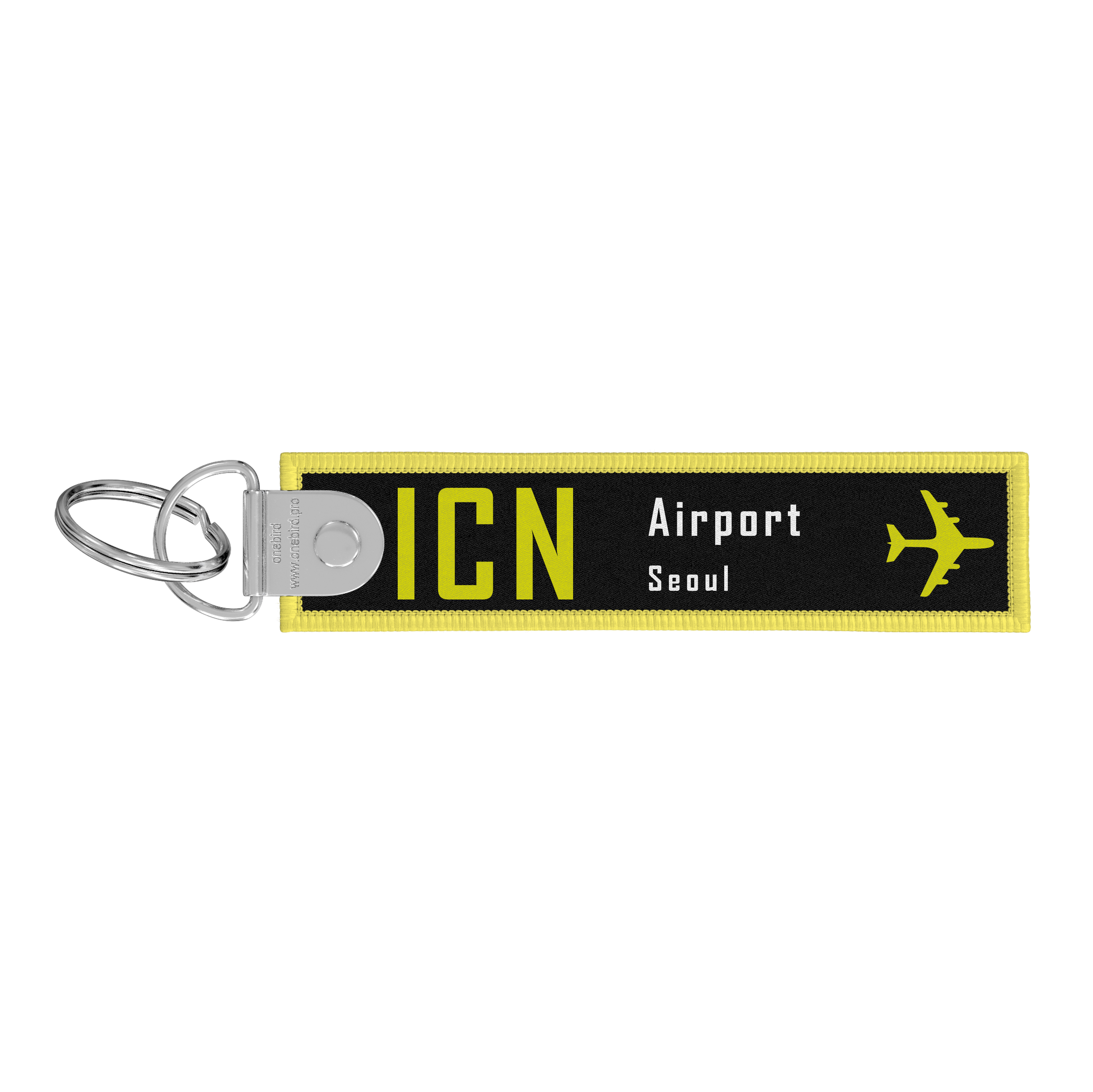 Porte-clés flamme - Remove before flight - Airport code IATA - ICN - Séoul
