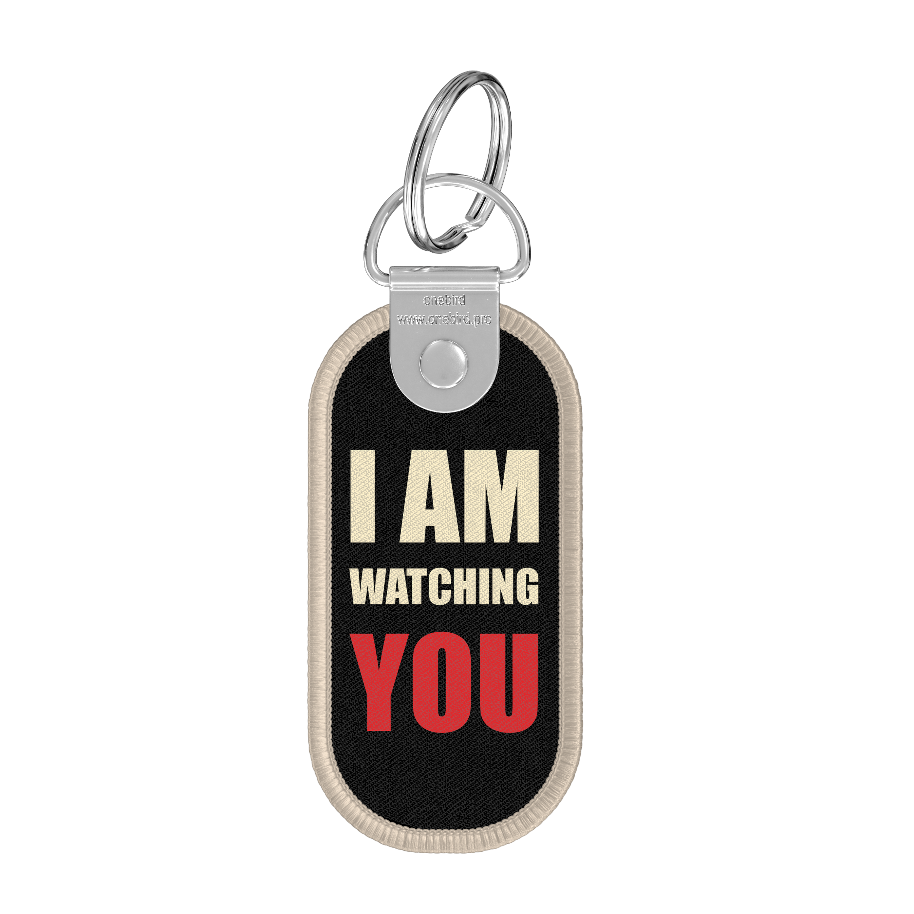 Flame keyring - I am watching you
