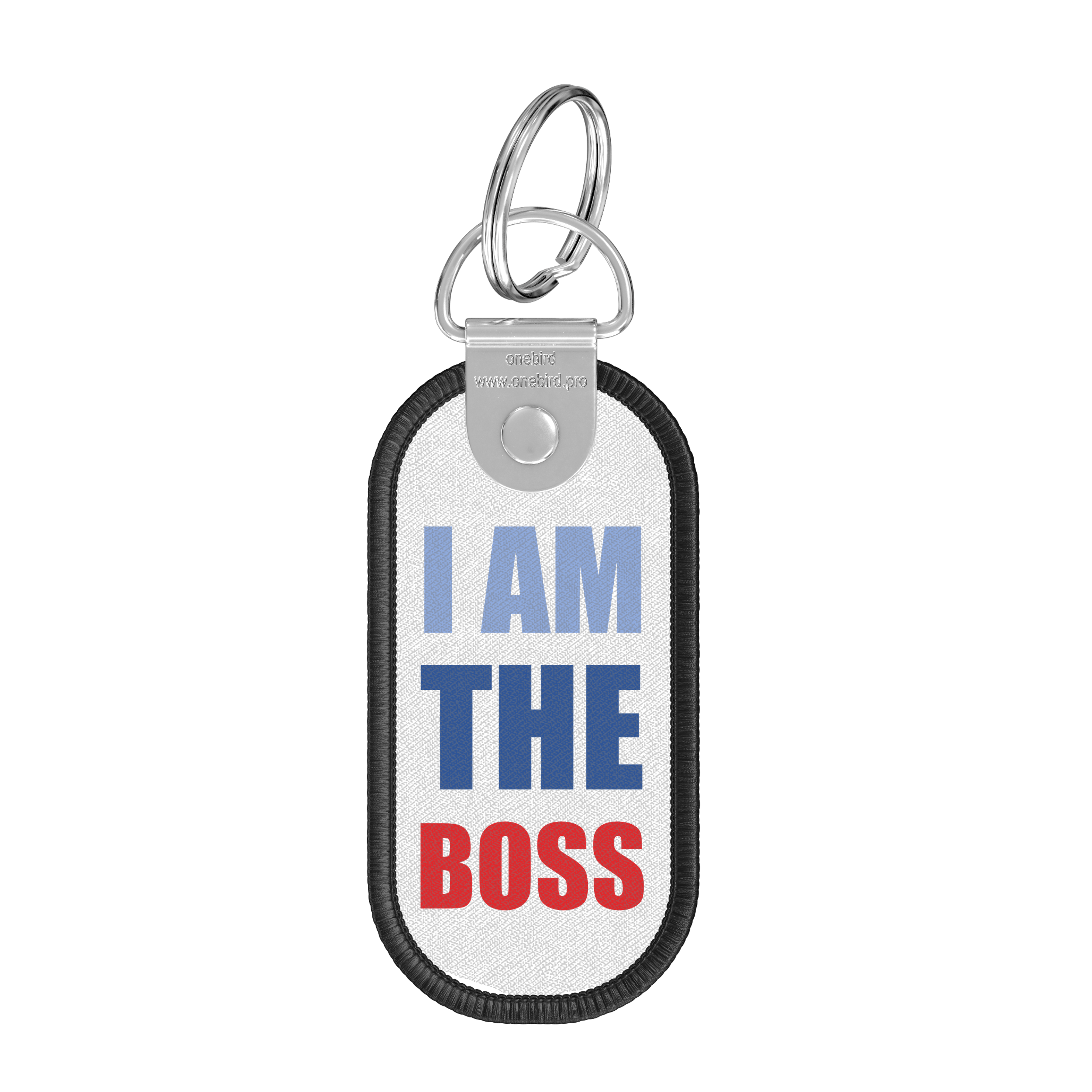 Flame key ring - I am the boss