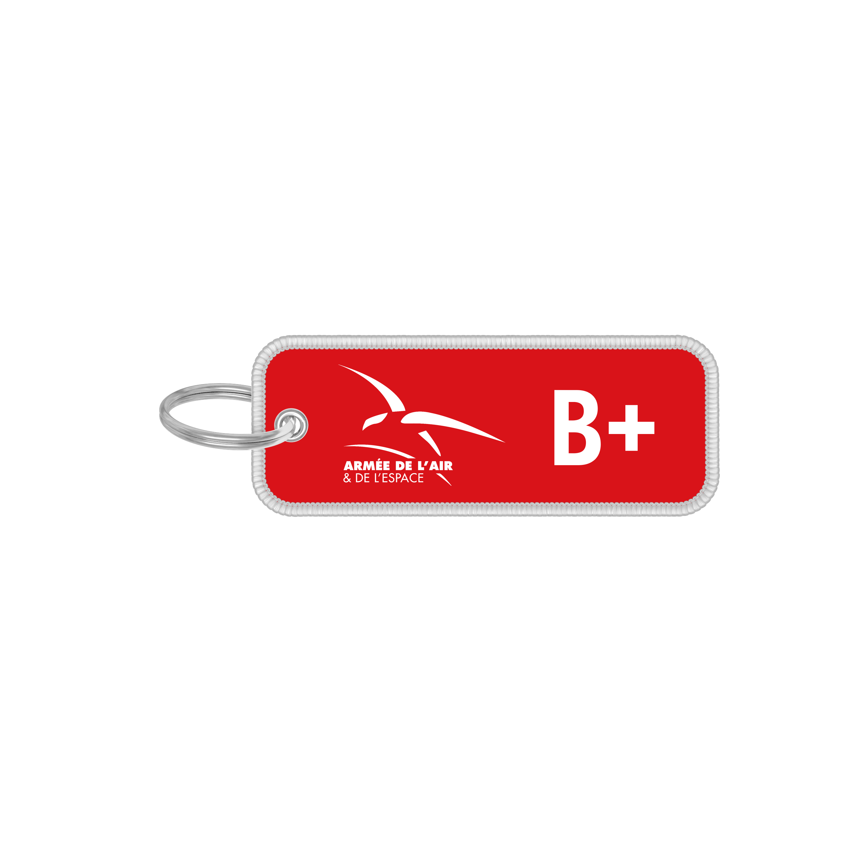 Flame key ring - AAE Air & Space Force - Blood group - B+