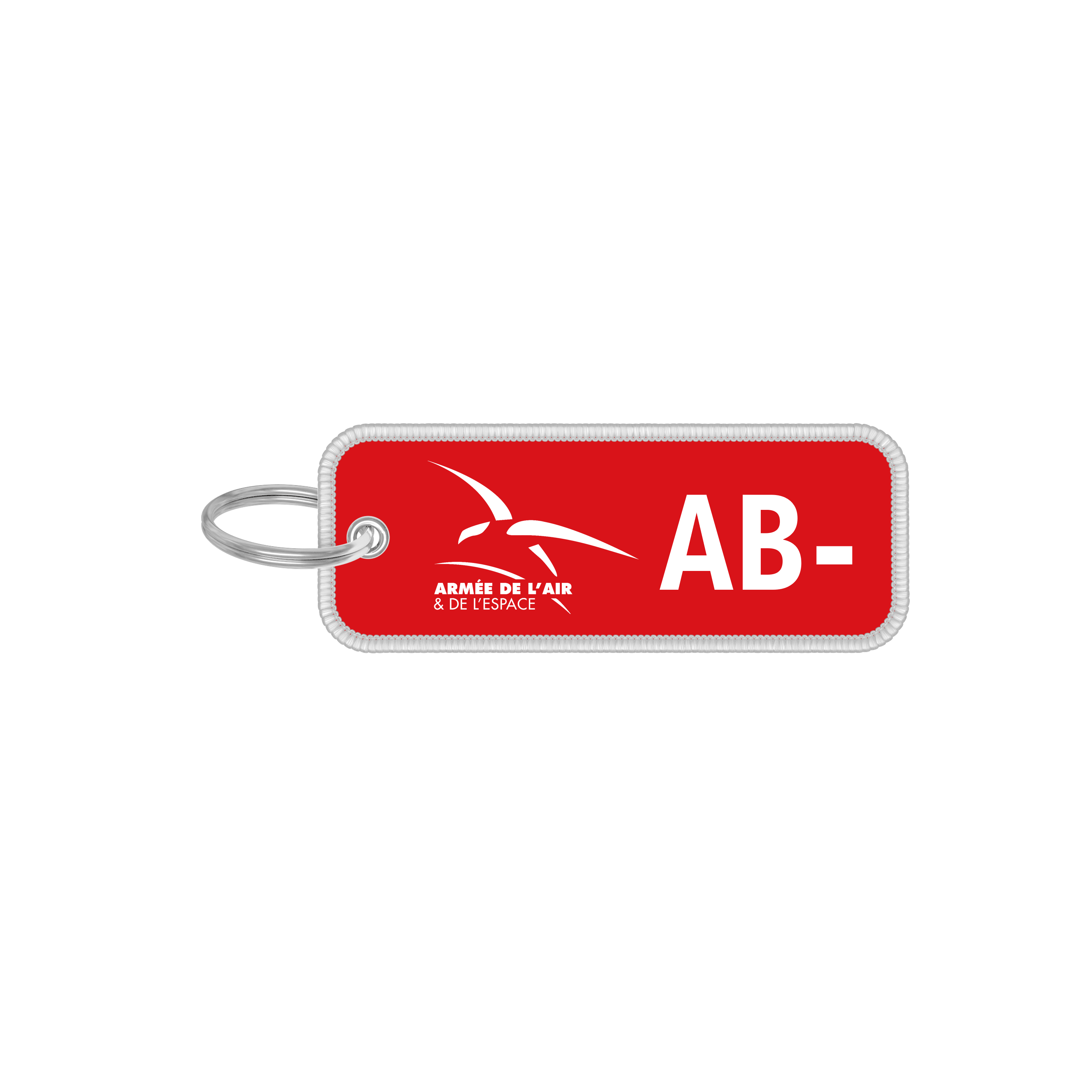 Flame key ring - Air & Space Force AAE - Blood group - AB-