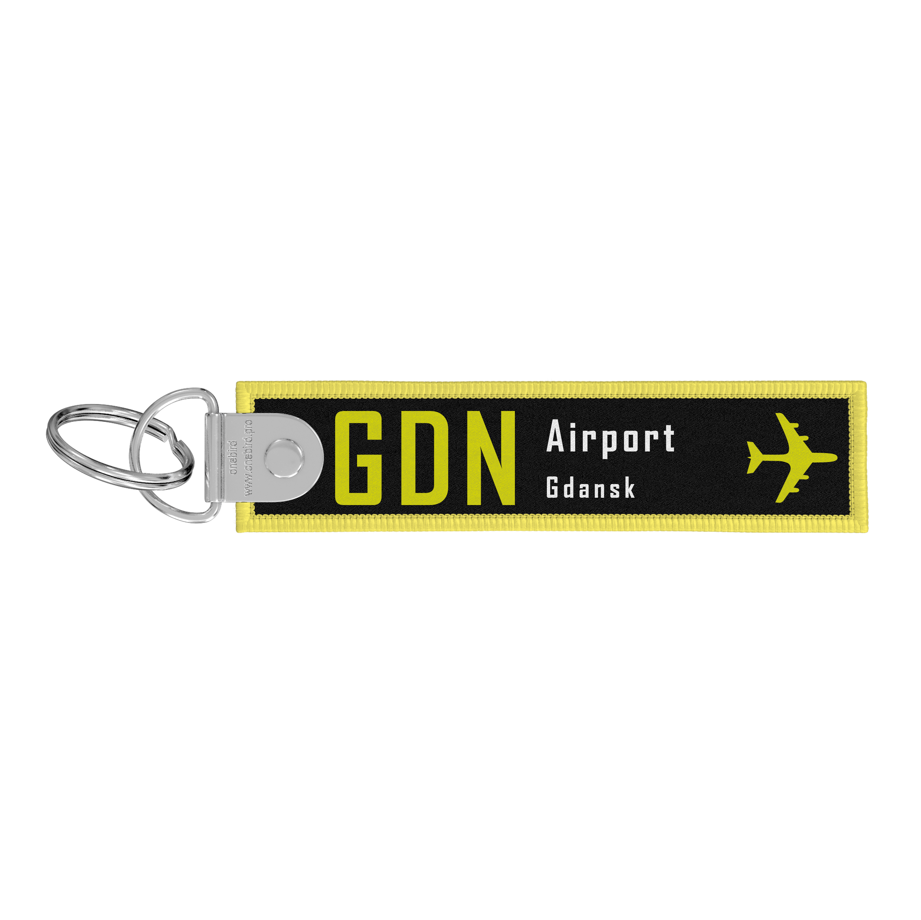 Porte-clés flamme - Remove before flight - Airport code IATA - GDN - Gdansk