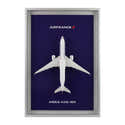 Modèle D'Avion En Métal Blanc Et Rouge Avec Train D'Atterrissage - Maquette 11 Cm De Longueur | Collection, Décoration Bureau, Cadeau - 9