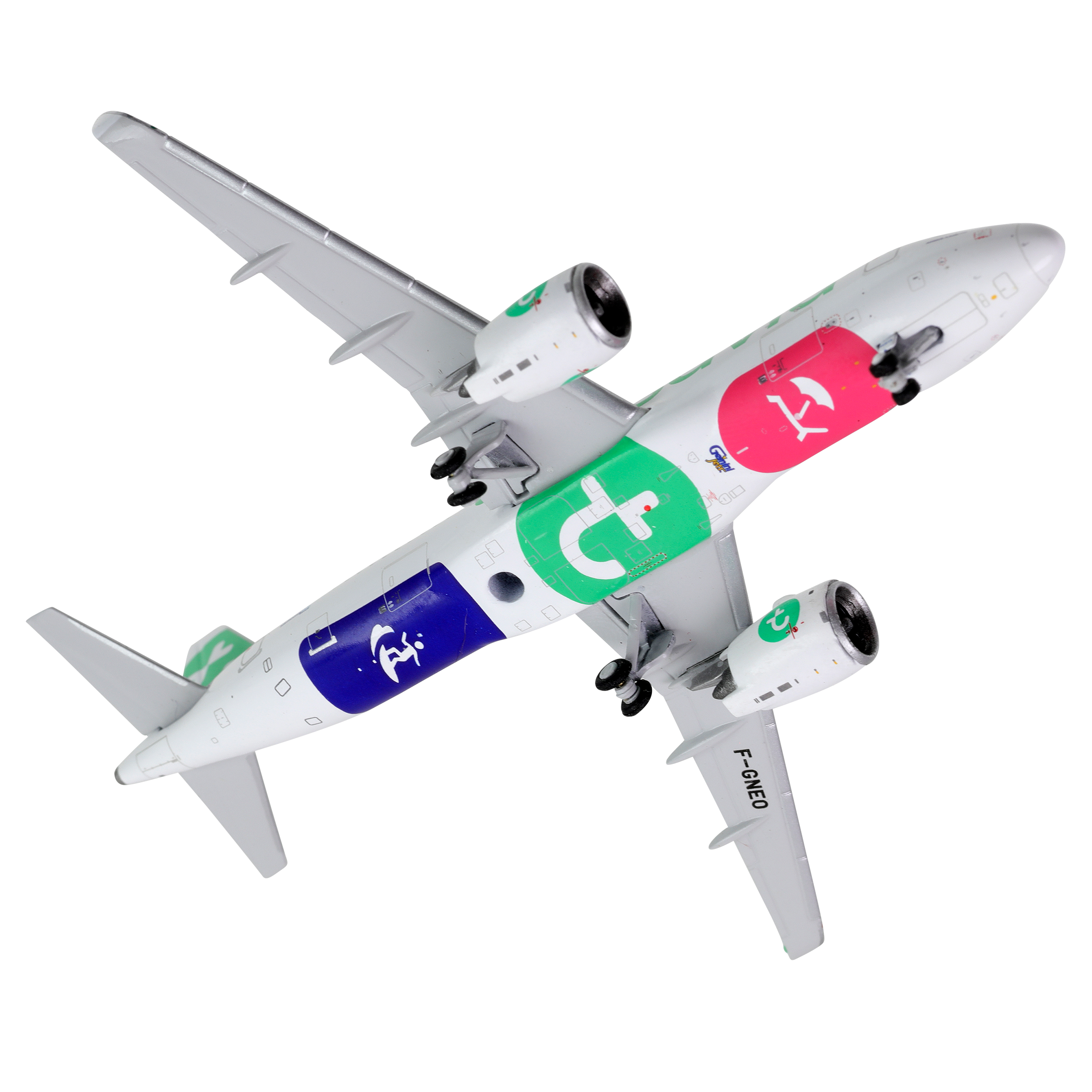 Maquette Airbus A320neo Transavia - Métal 1/400