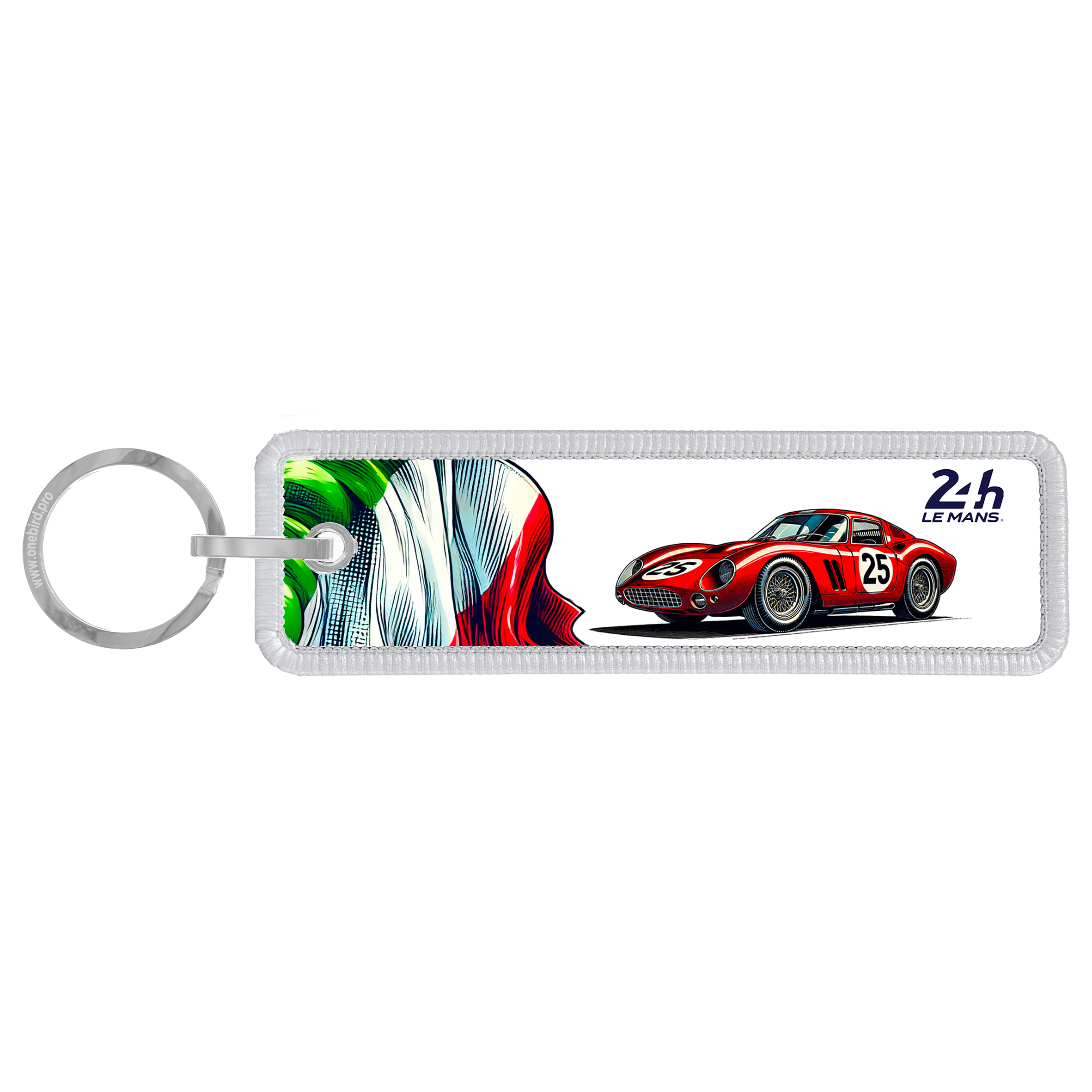 24H Le Mans - Cars&Flags - Porte-clés flamme Italie - Voiture 25