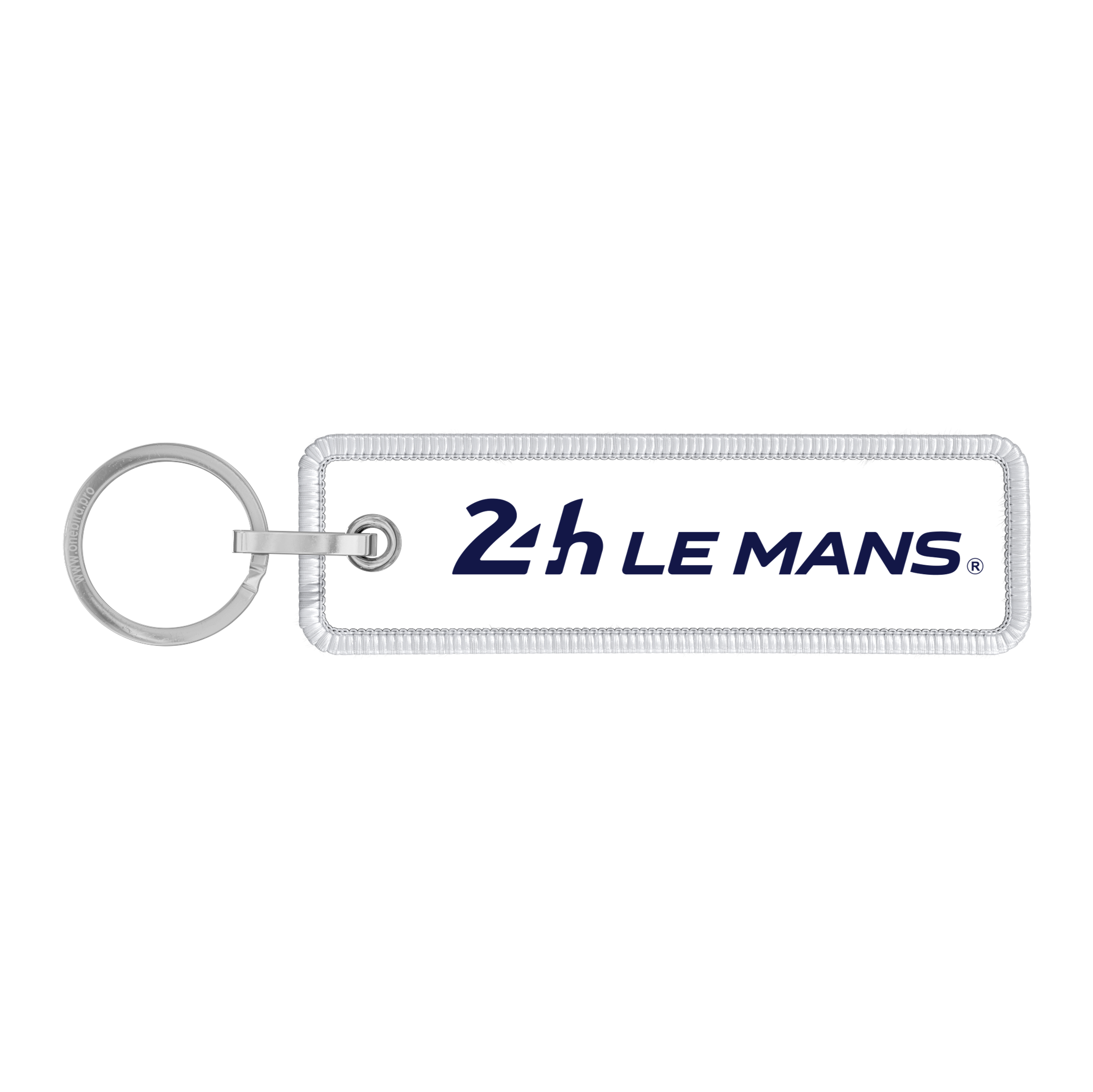 24H Le Mans - Porte clés tissé blanc