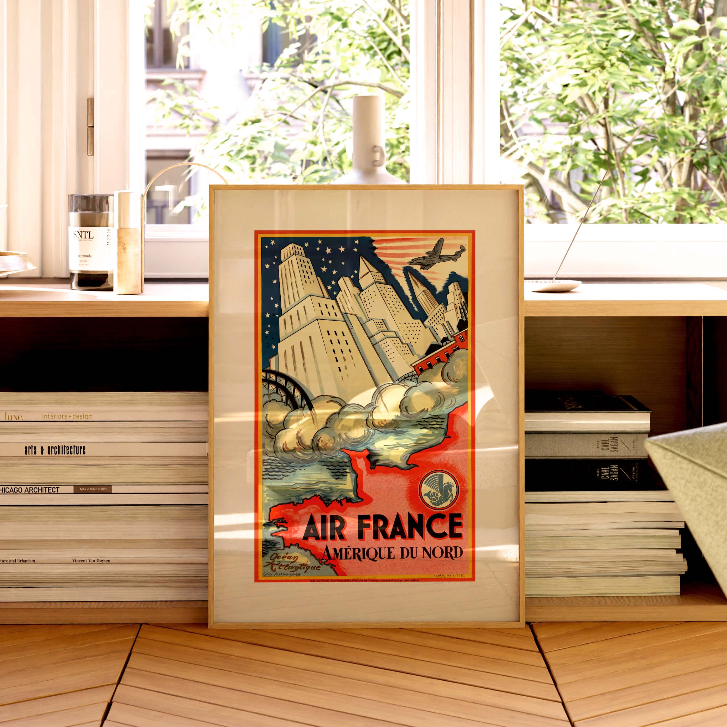 Affiche Air France - Amérique du Nord