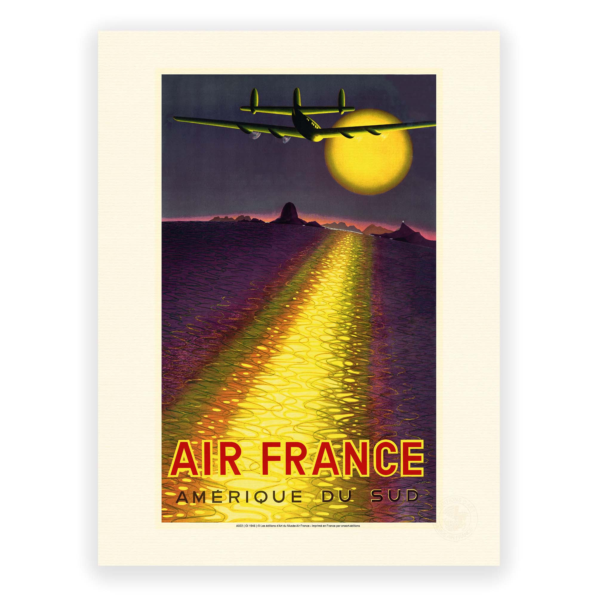 Affiche Air France - Amerique du Sud