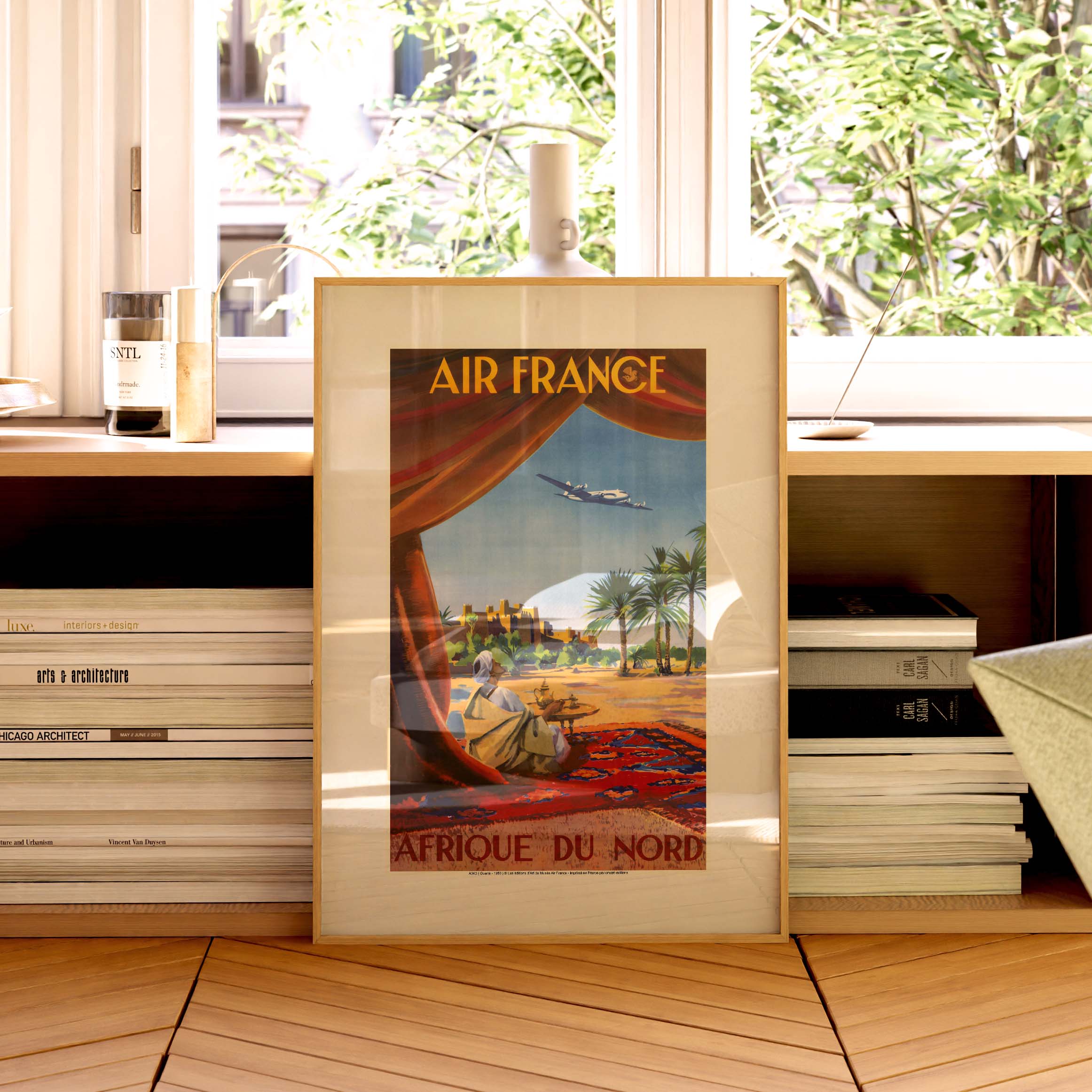 Affiche Air France - Afrique du Nord