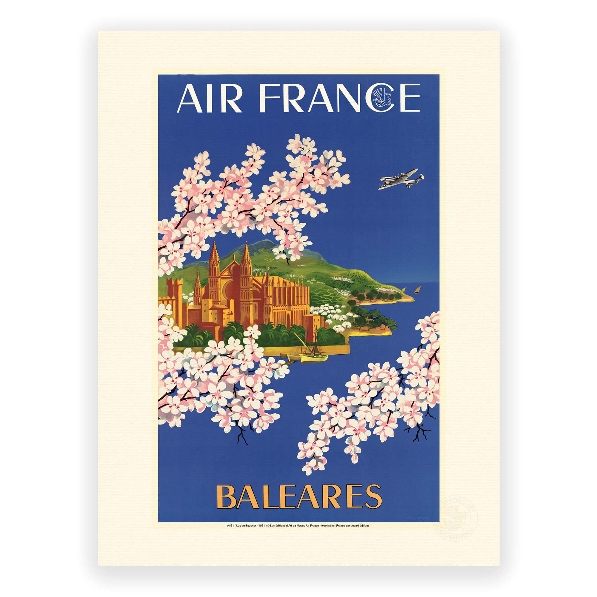 Affiche Air France - Baléares