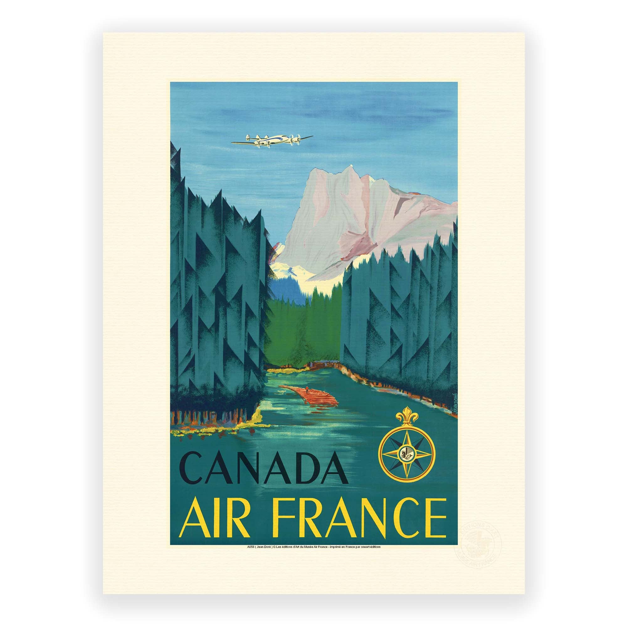 Affiche Air France - Canada