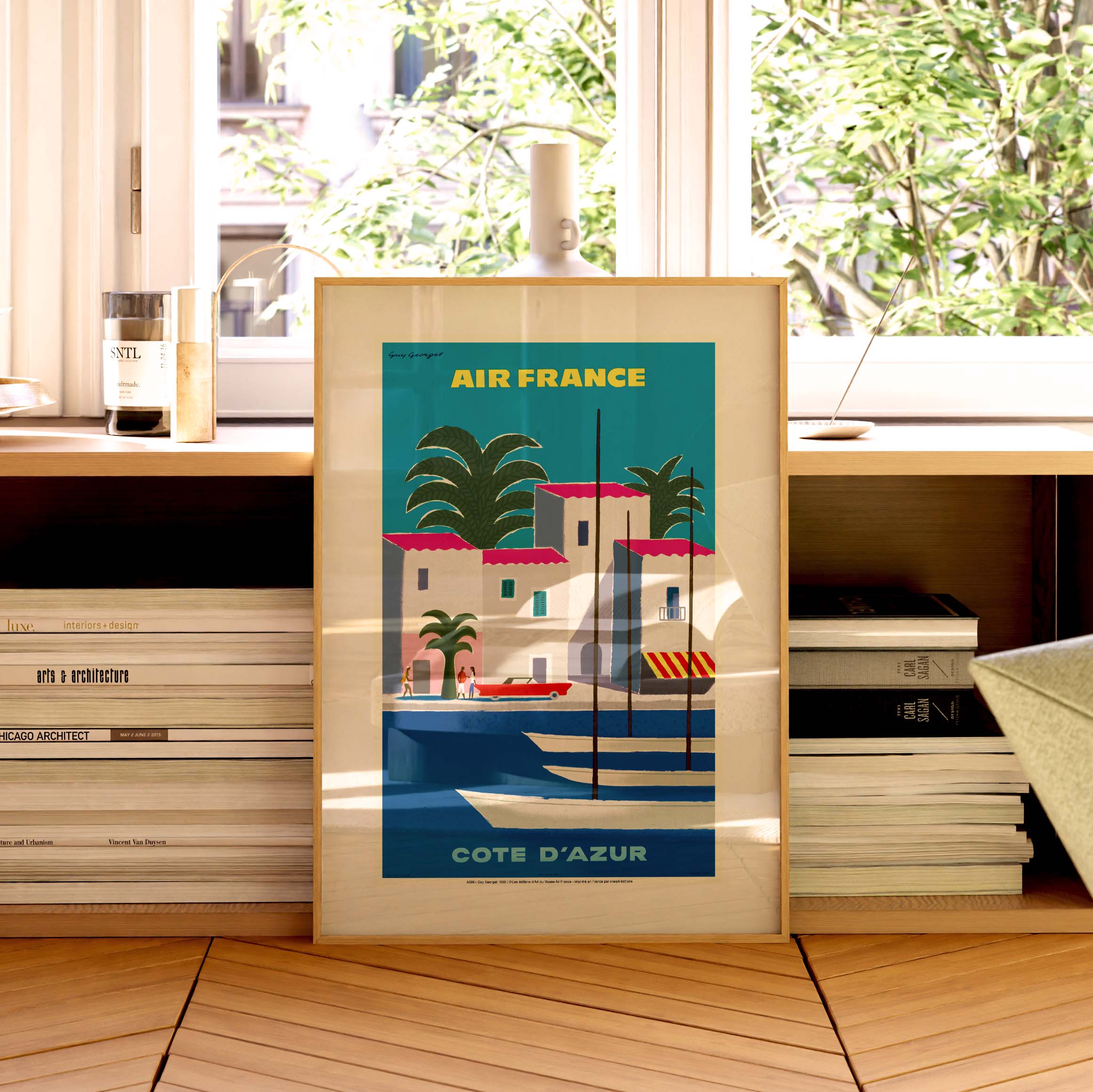 Affiche Air France - Côte d'Azur