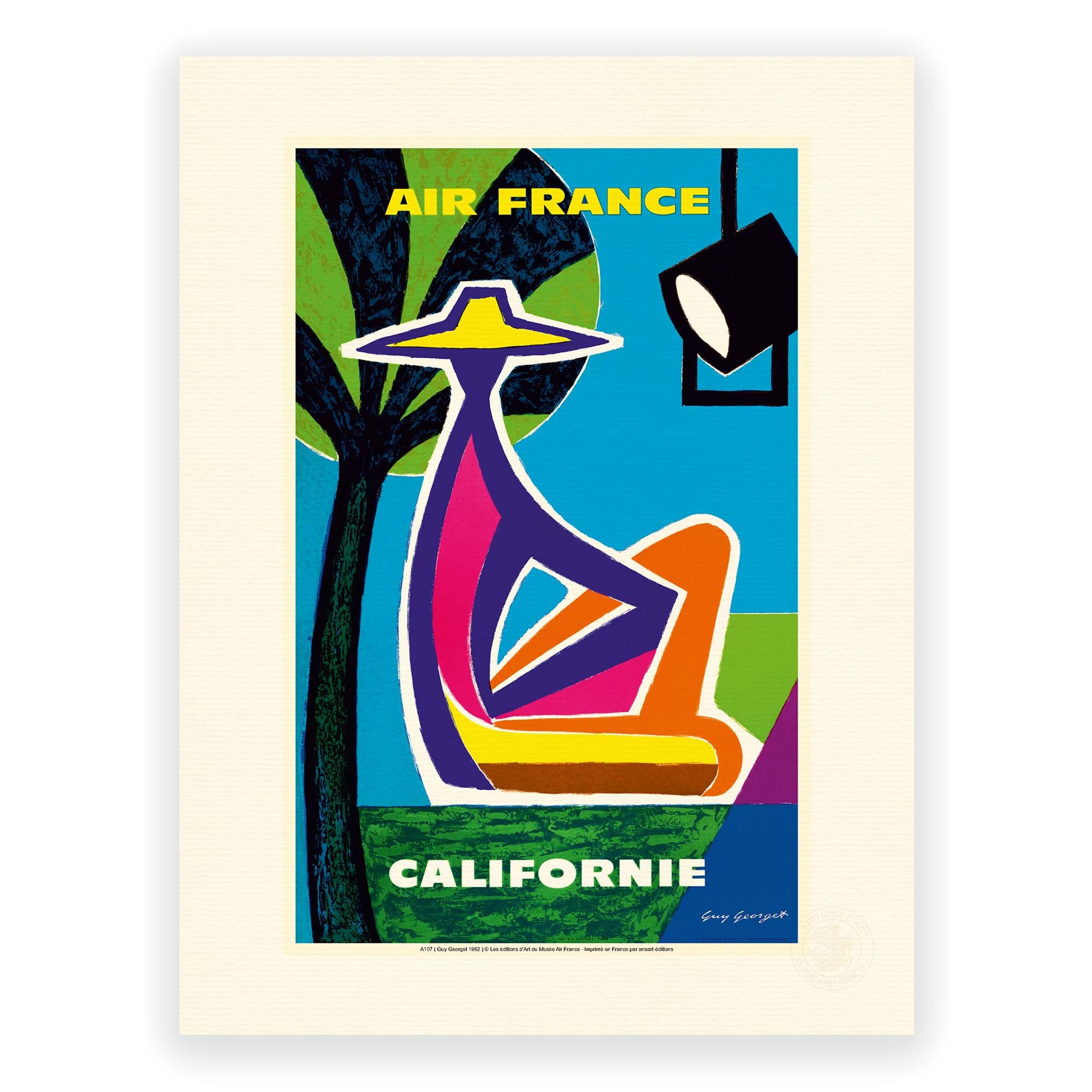 Affiche Air France - Californie