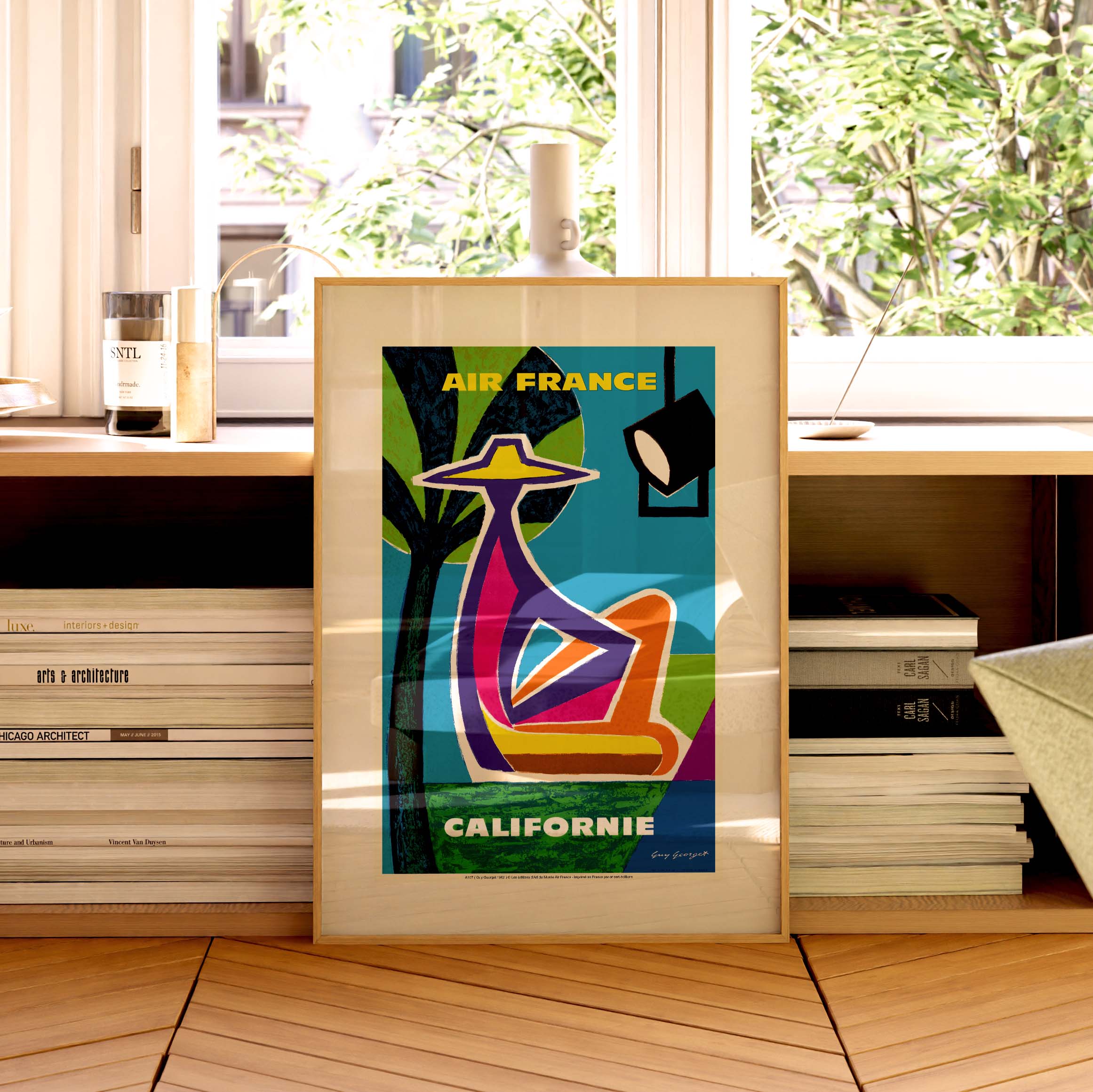 Affiche Air France - Californie