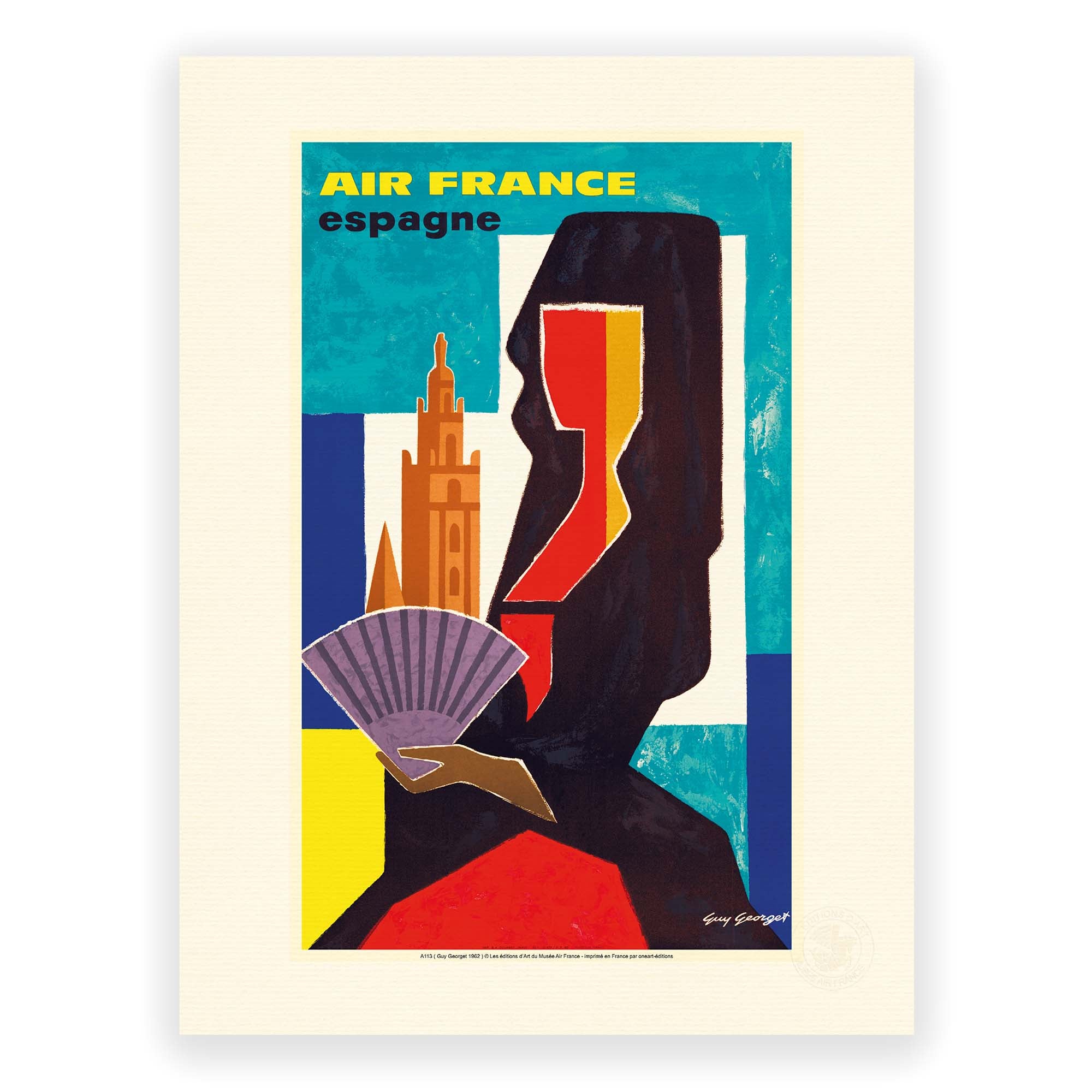 Affiche Air France - Espagne