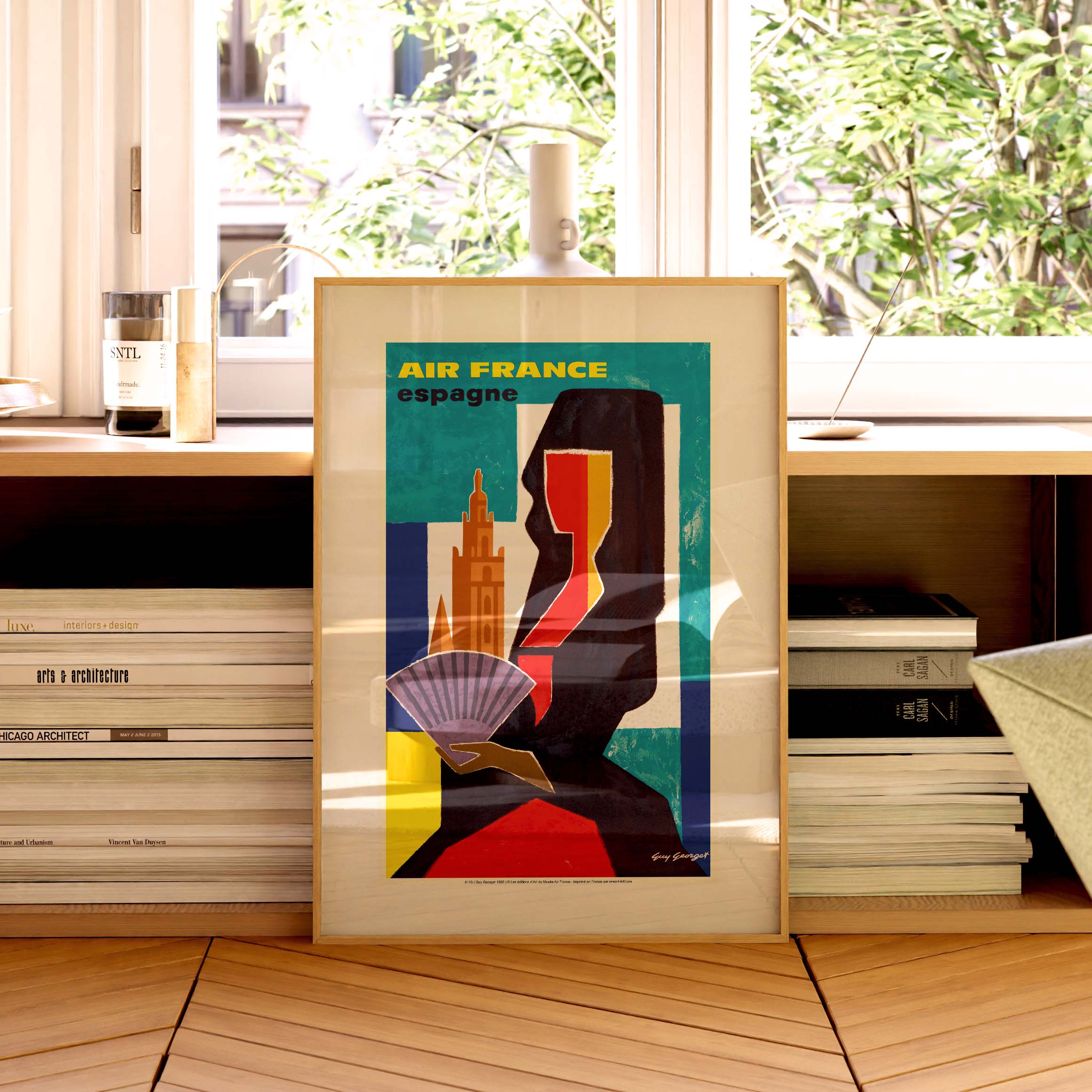 Affiche Air France - Espagne