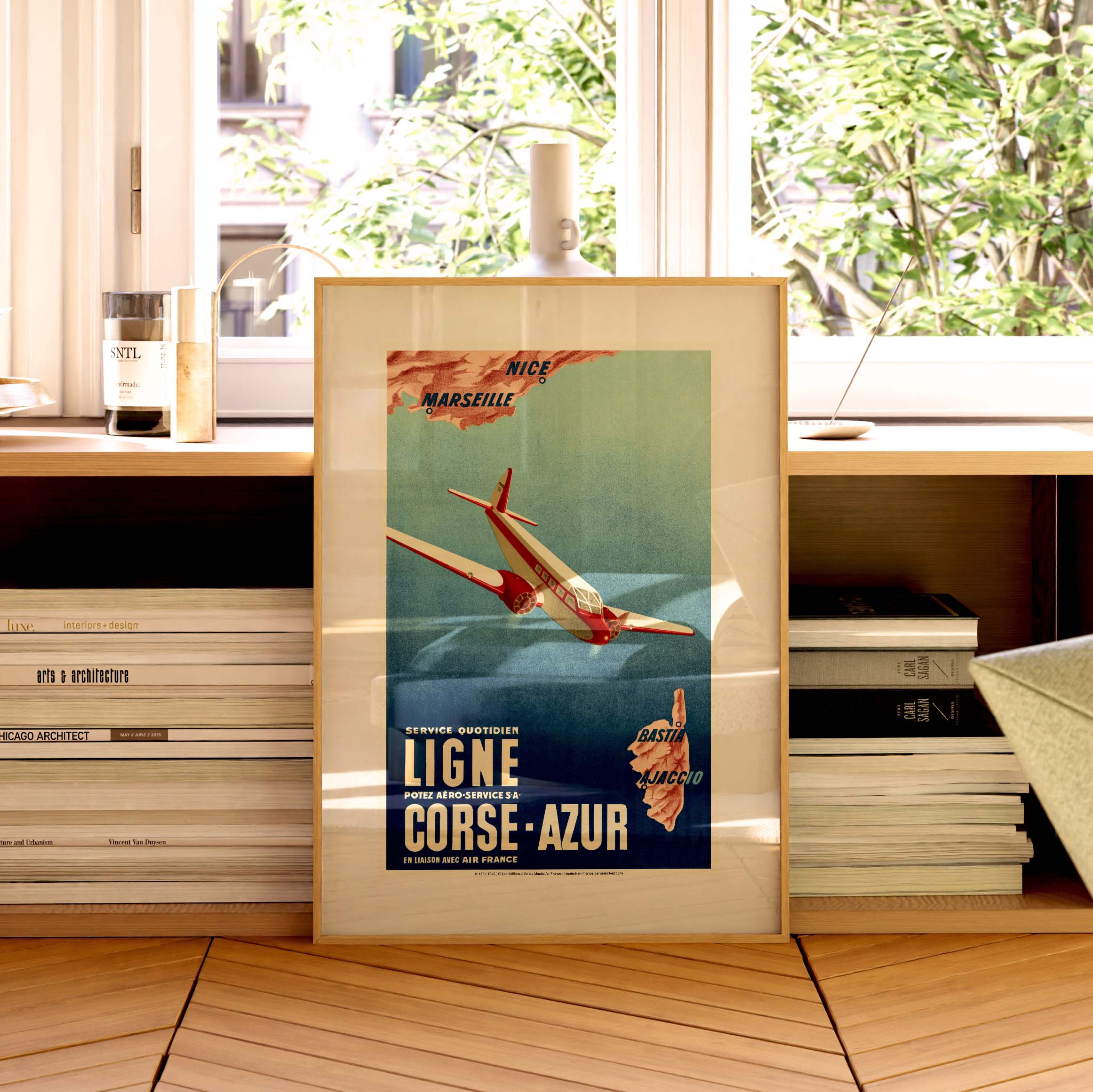 Affiche Air France - Corse Azur