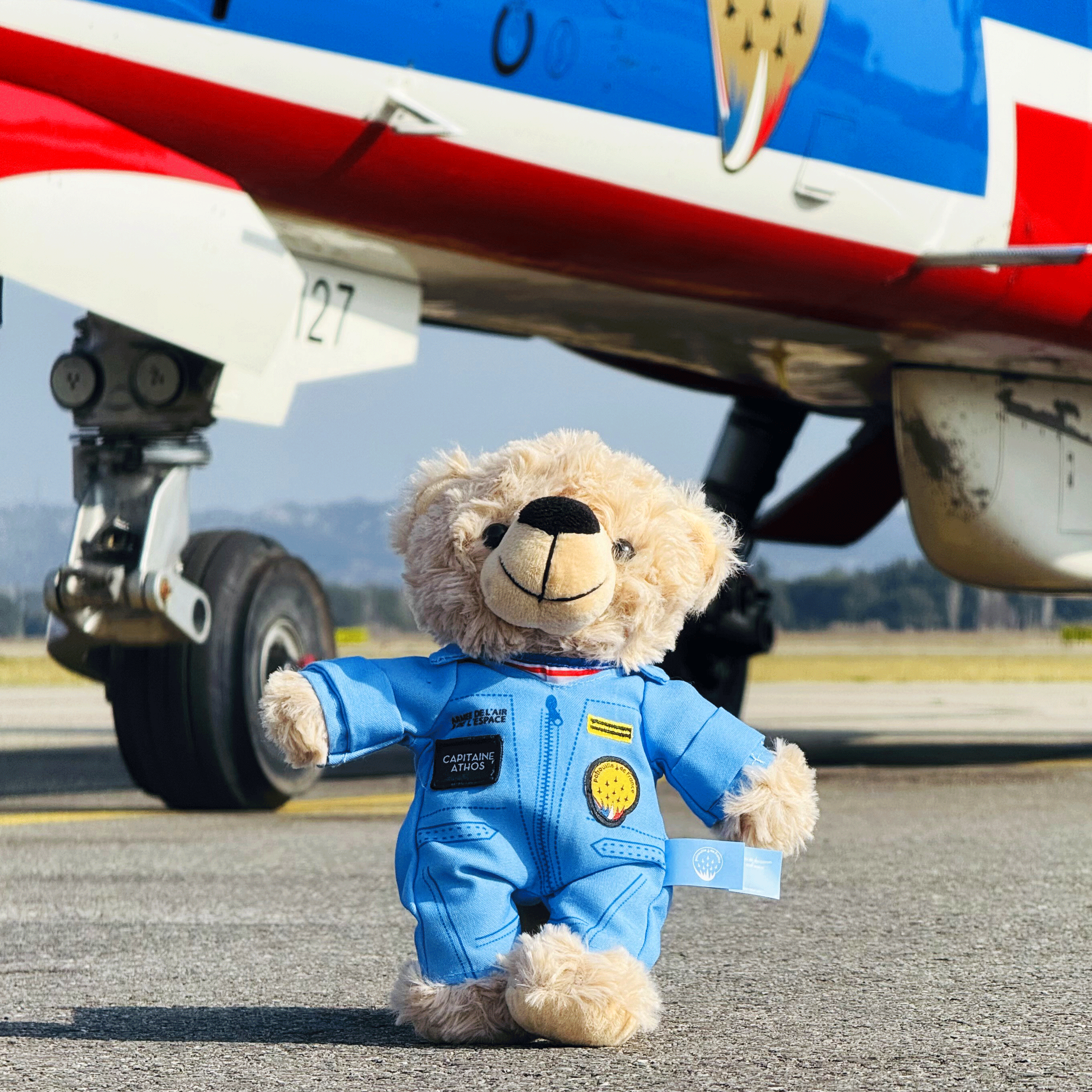 Patrouille de France pilot plush toy