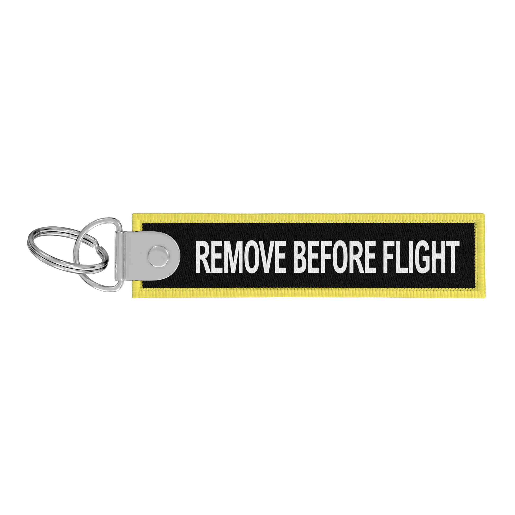 porte-clé remove before flight airport code IATA verso