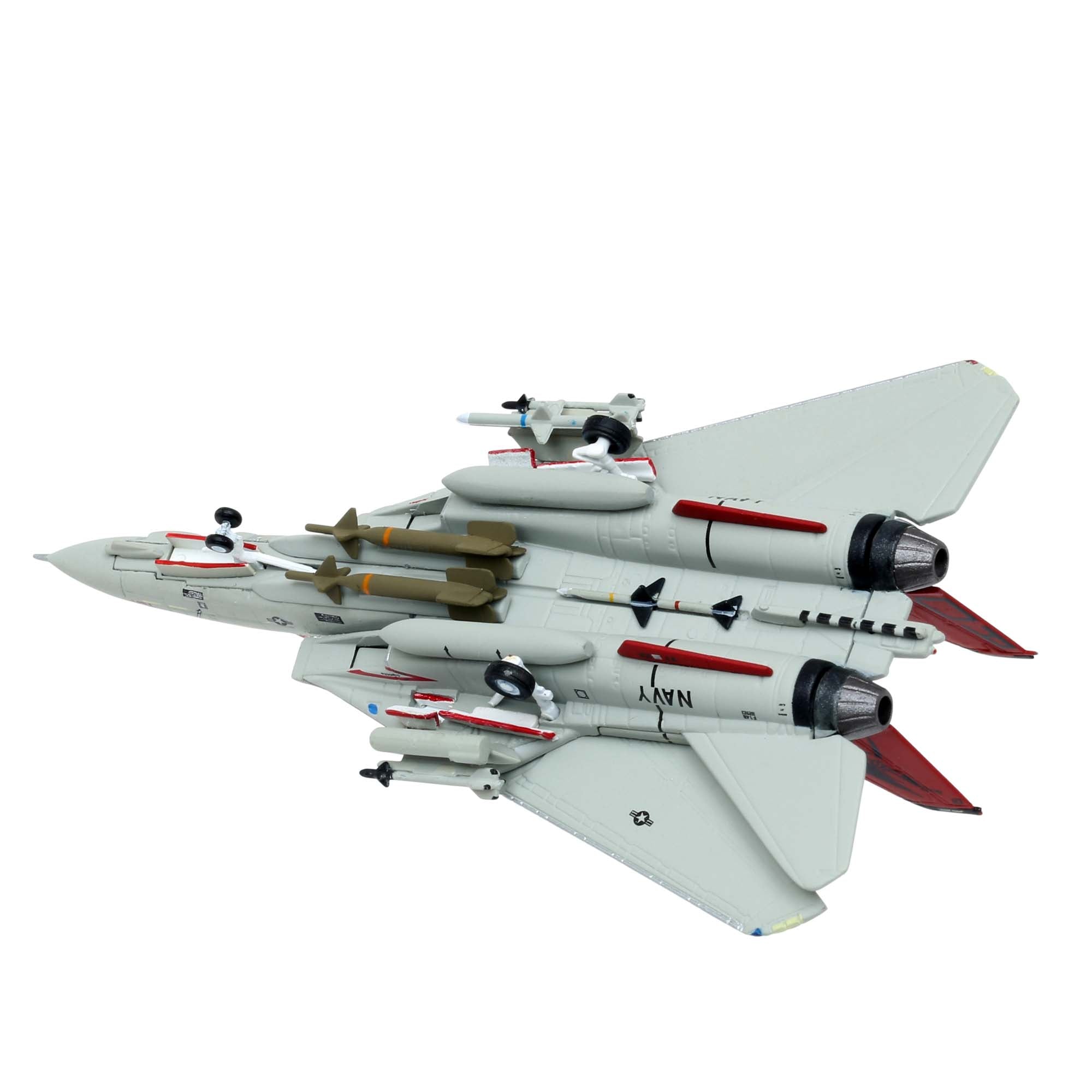 Maquette avion F-14B US Navy VF-101 Grim Reapers - CFWL - NAS Oceana - métal 1/200e
