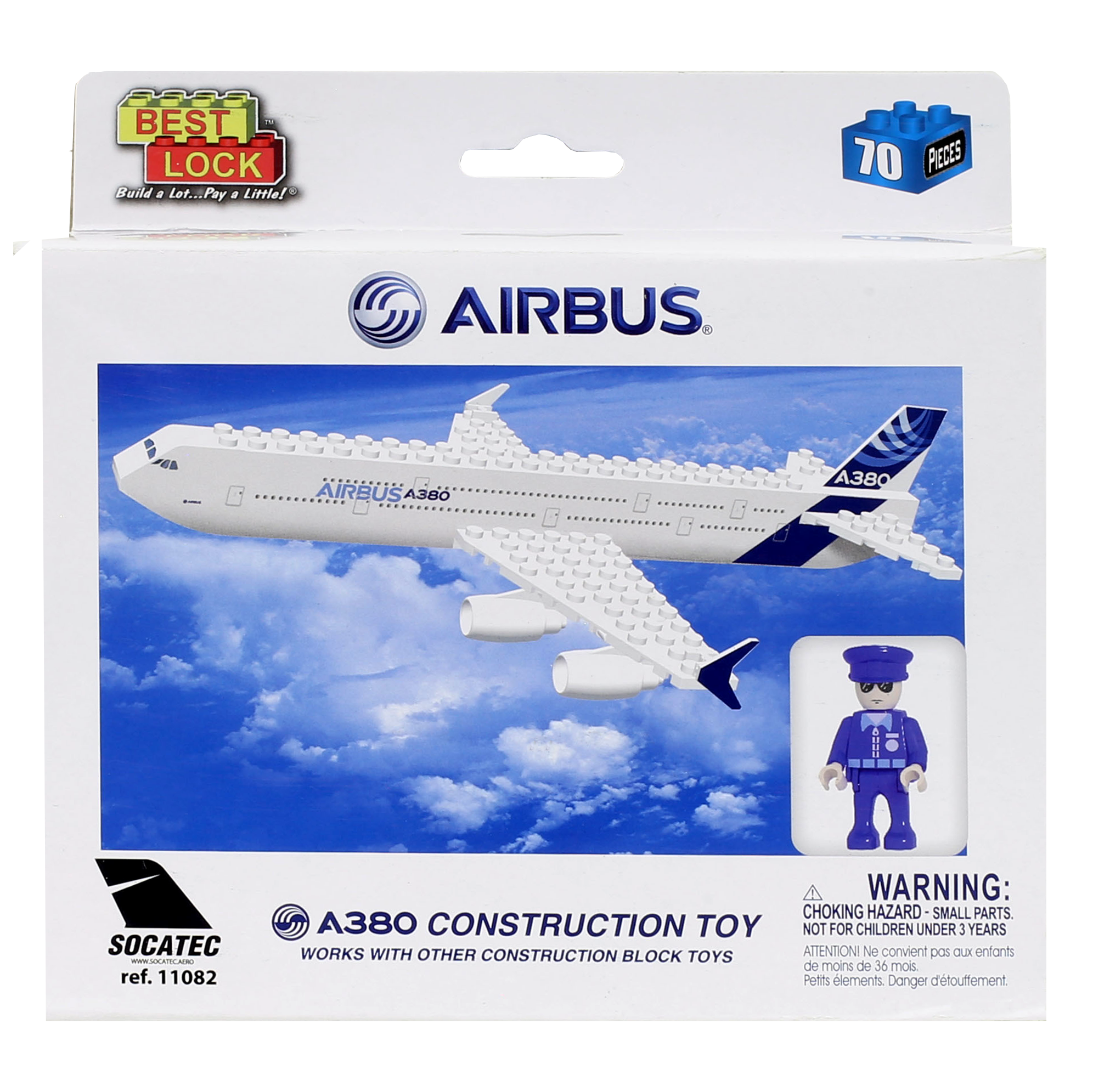Avion à construire Airbus A380 « house colors »