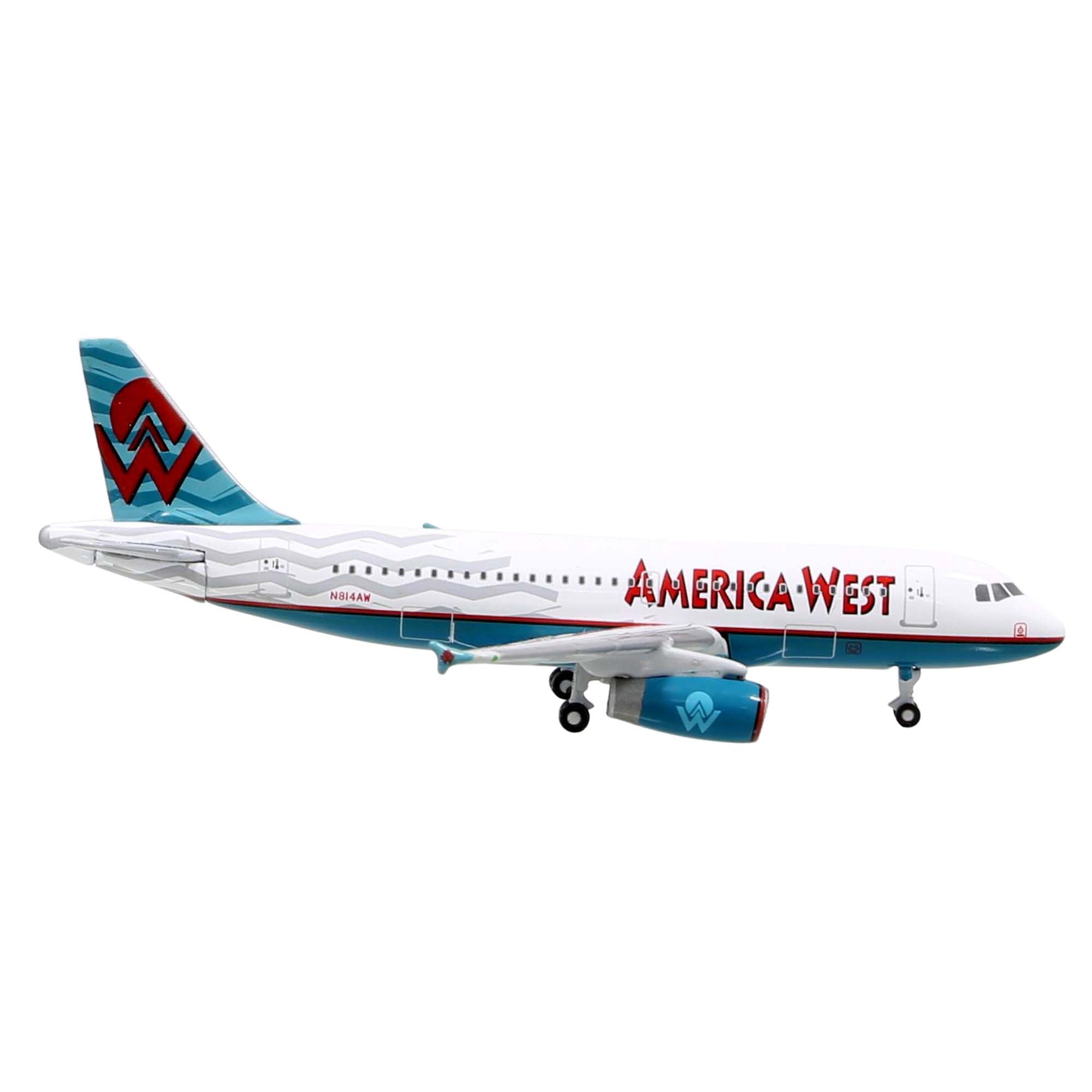 Maquette avion A319 America West - métal 1/400e