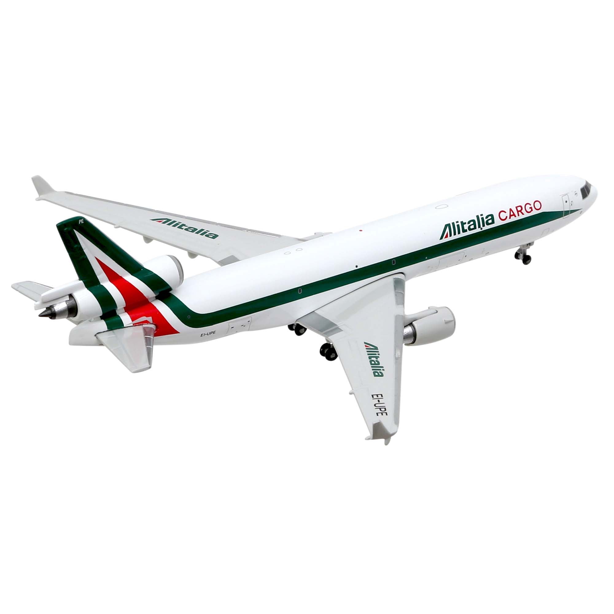 Maquette avion MD-11F Alitalia Cargo - métal 1/400e
