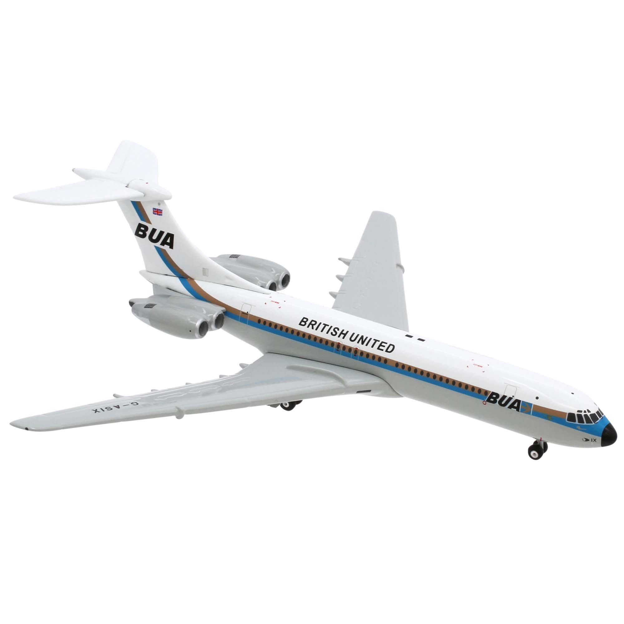 Maquette avion VC-10 British United Standard - métal 1/400e