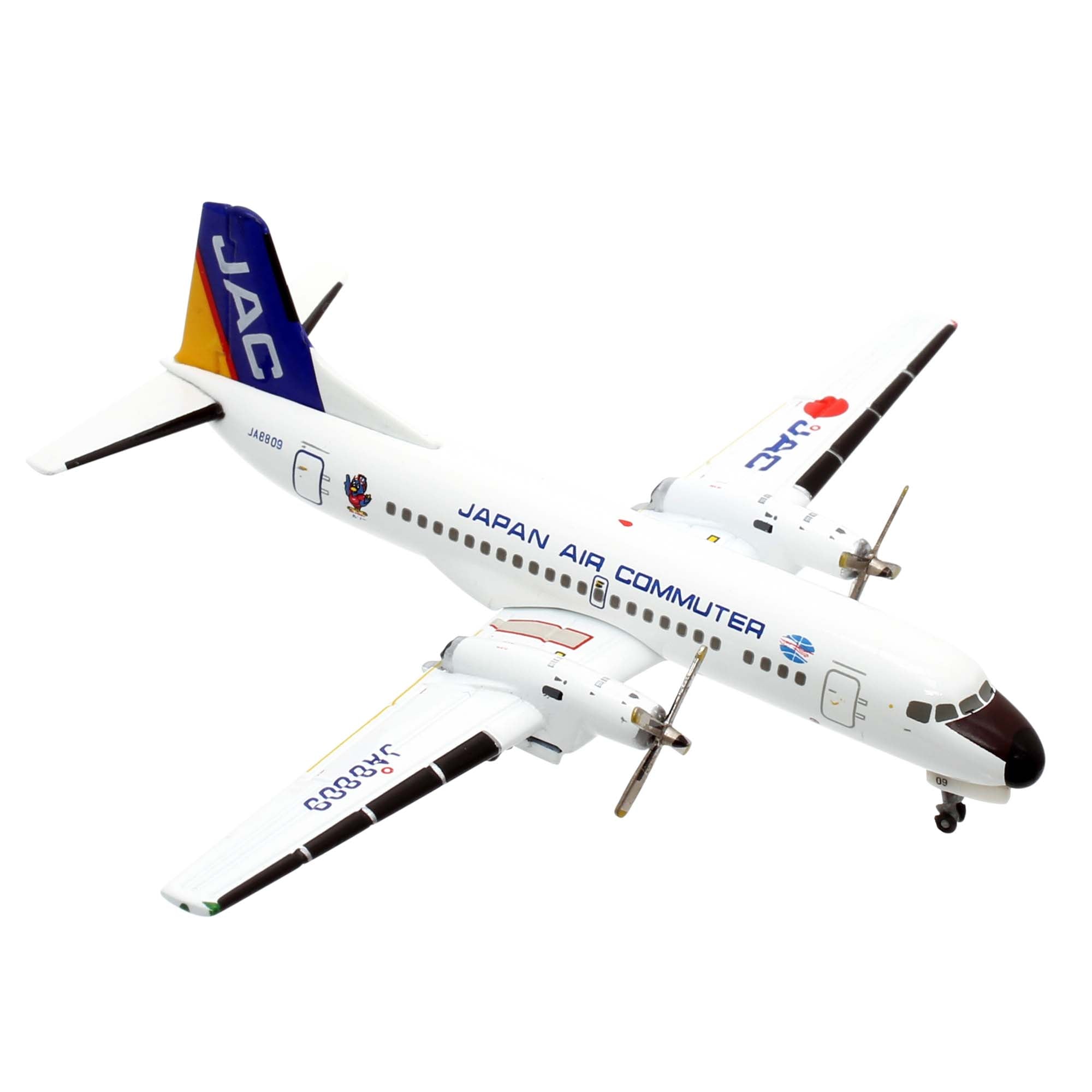 Maquette avion Japan Air Commuter YS-11 JA8809 - métal 1/400e