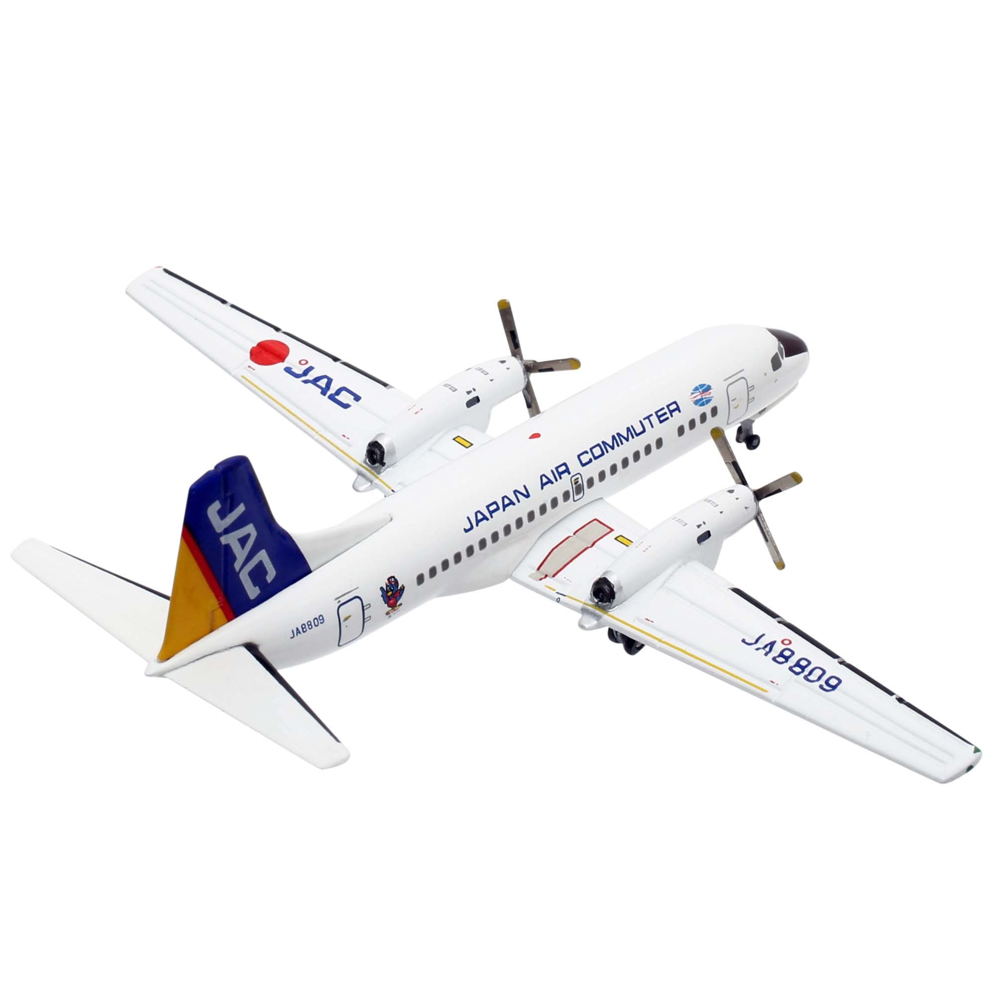 Maquette avion Japan Air Commuter YS-11 JA8809 - métal 1/400e