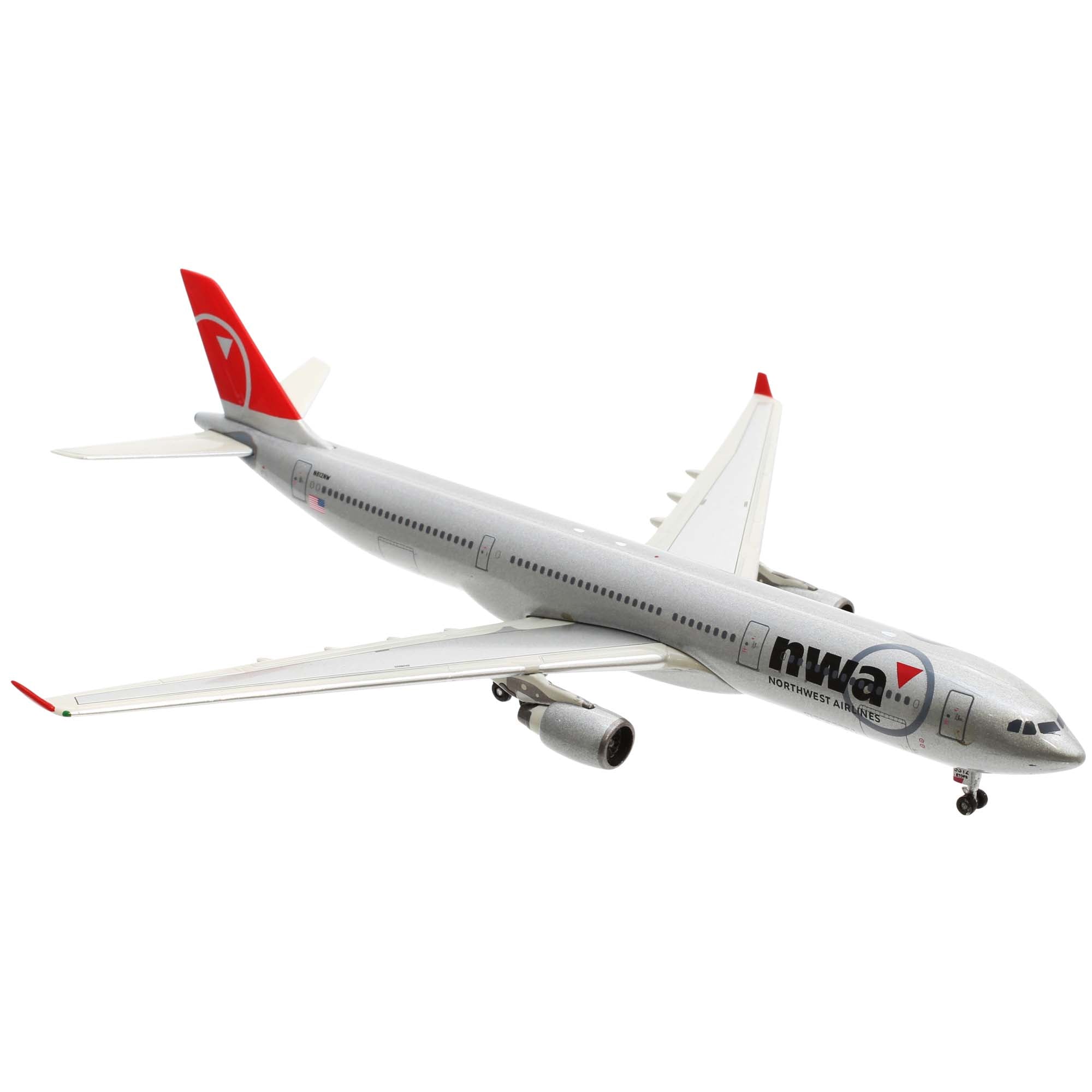 A330-300 Northwest aircraft model - 1/400 metal