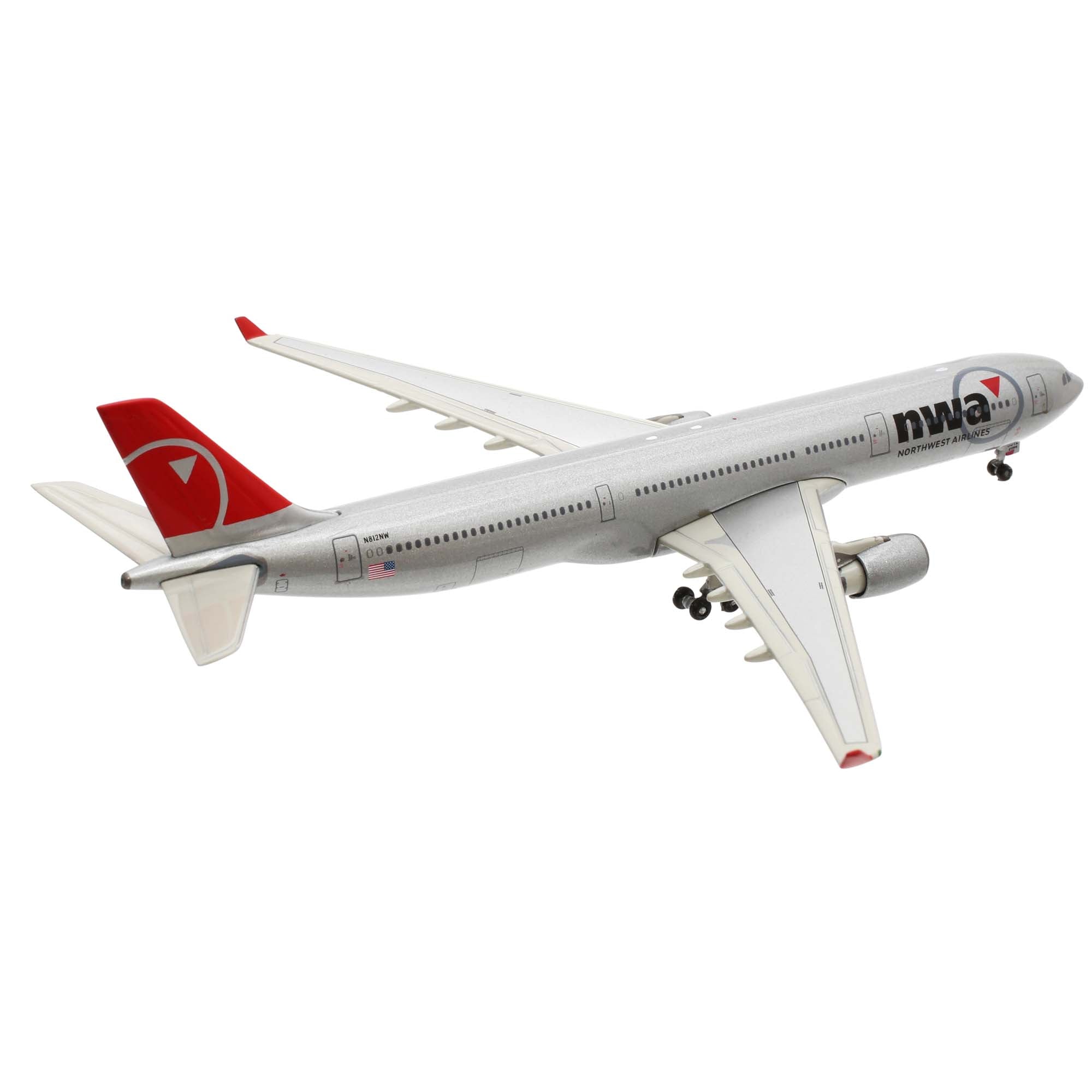 A330-300 Northwest aircraft model - 1/400 metal