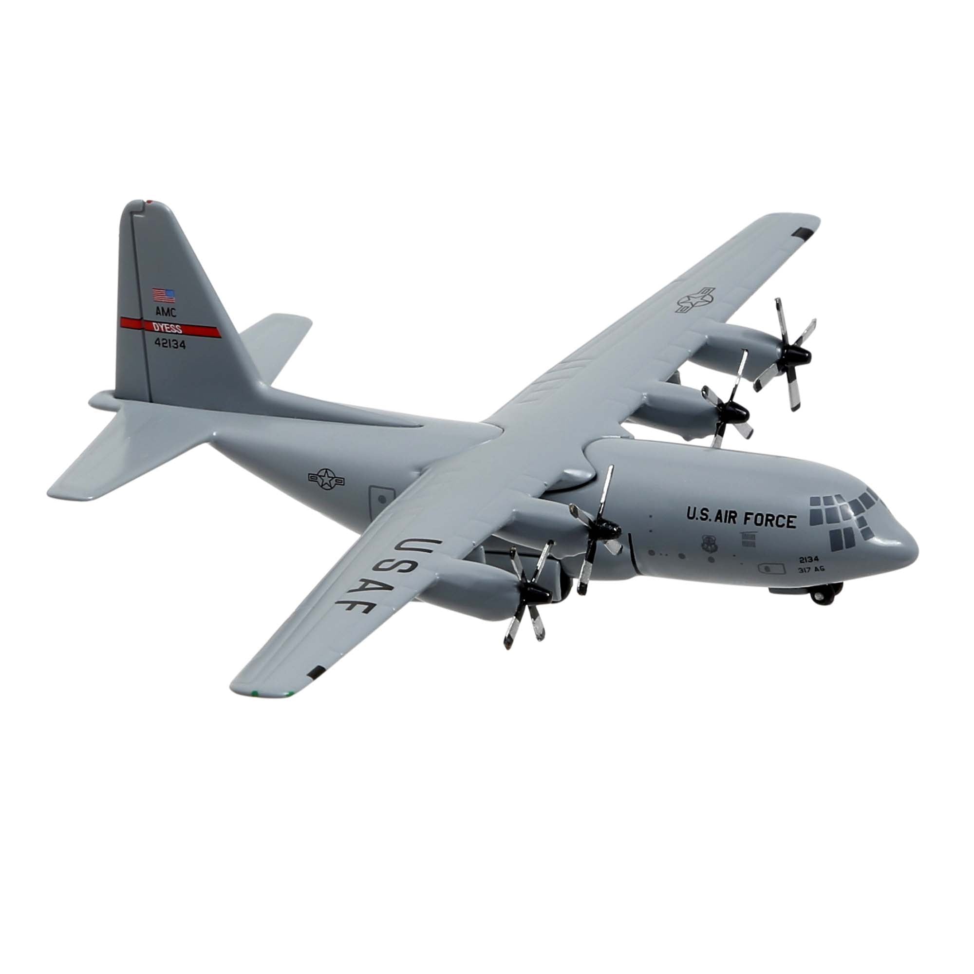 Maquette avion C-130H US Air Force - métal 1/400e