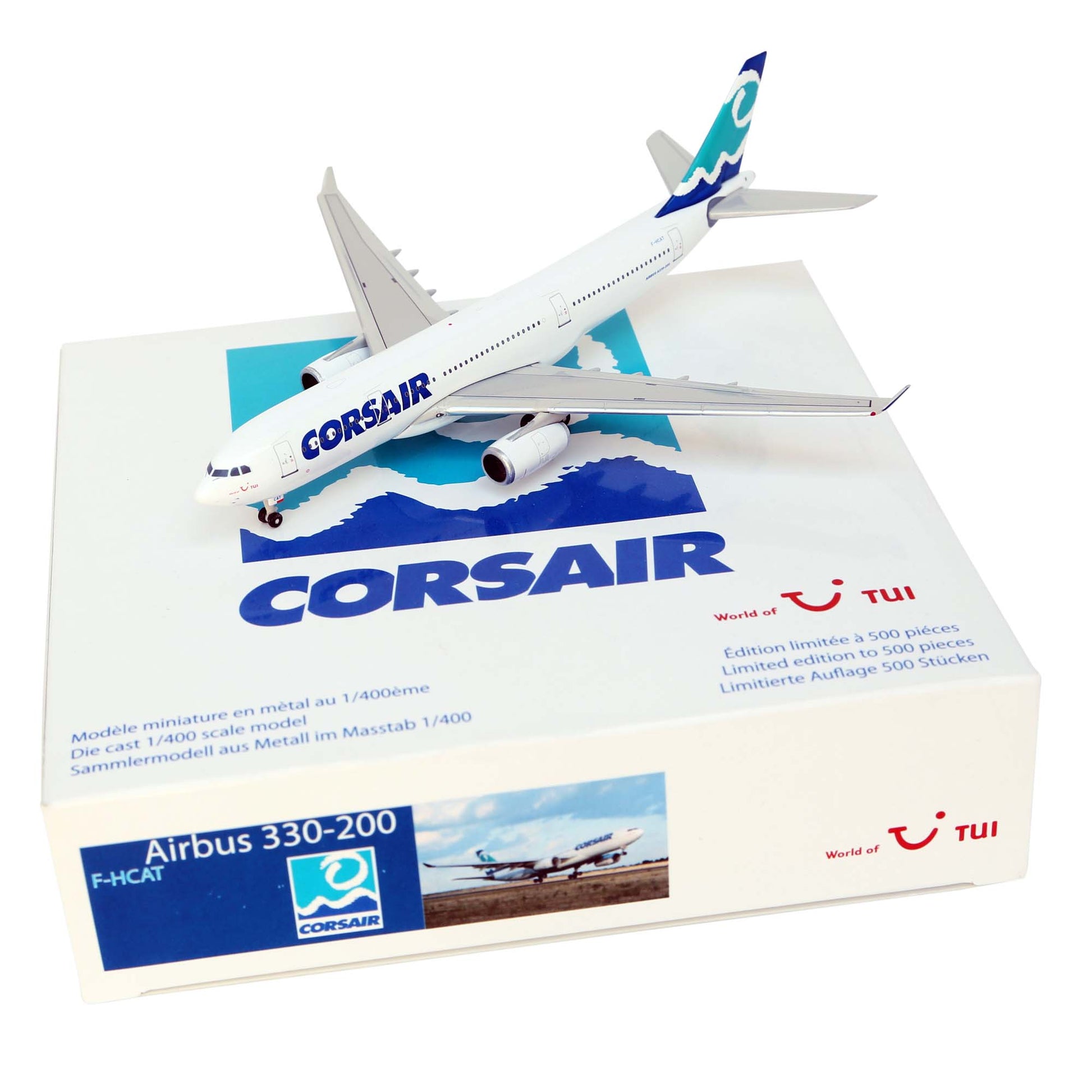 Maquette avion A330-200 Corsair AC avec socle - mtal 1/400e ONEBIRD Maquette avion A330-200 Corsair AC avec socle - mtal 1/400e ONEBIRD