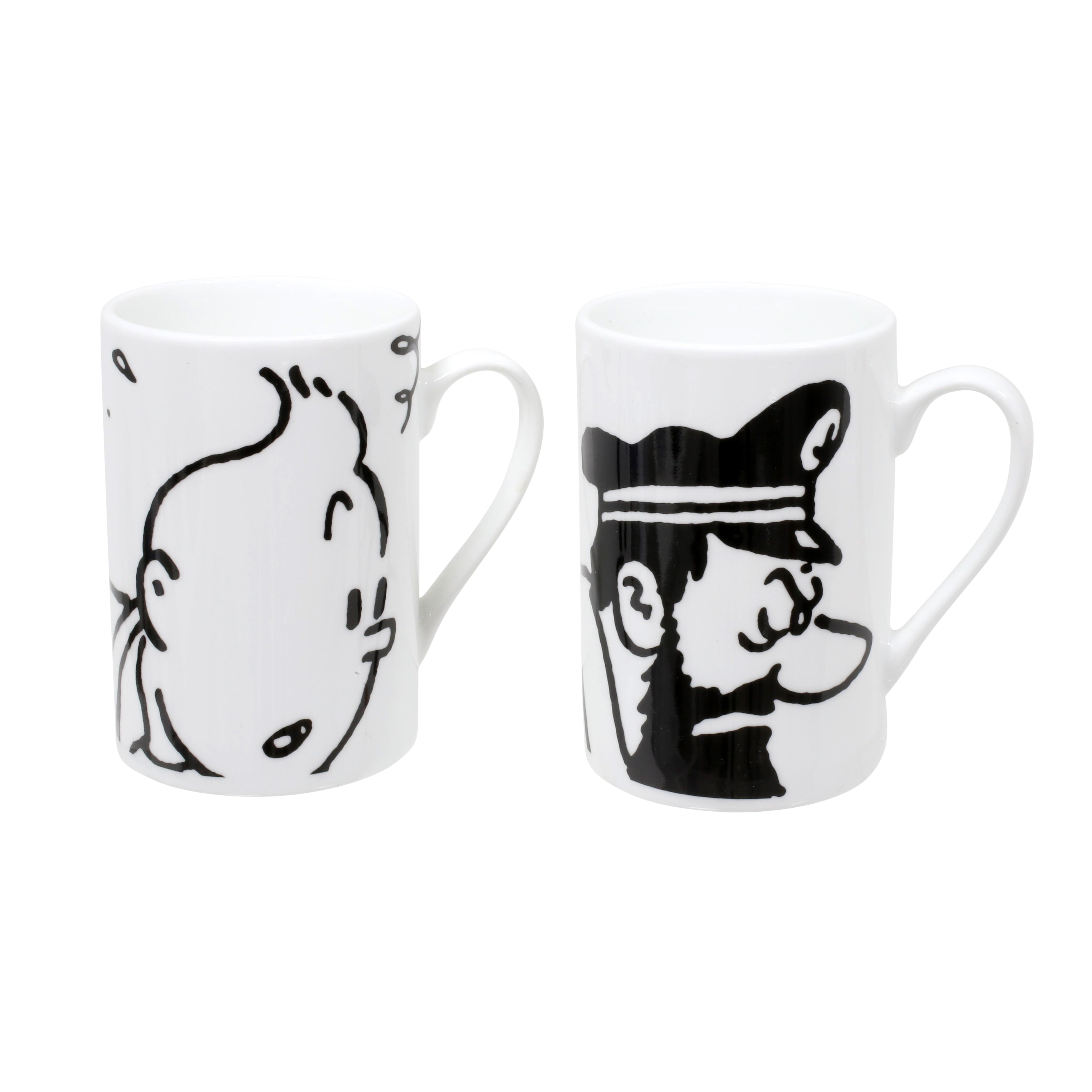 Mug - boîte de 2 pcs - Tintin et Haddock