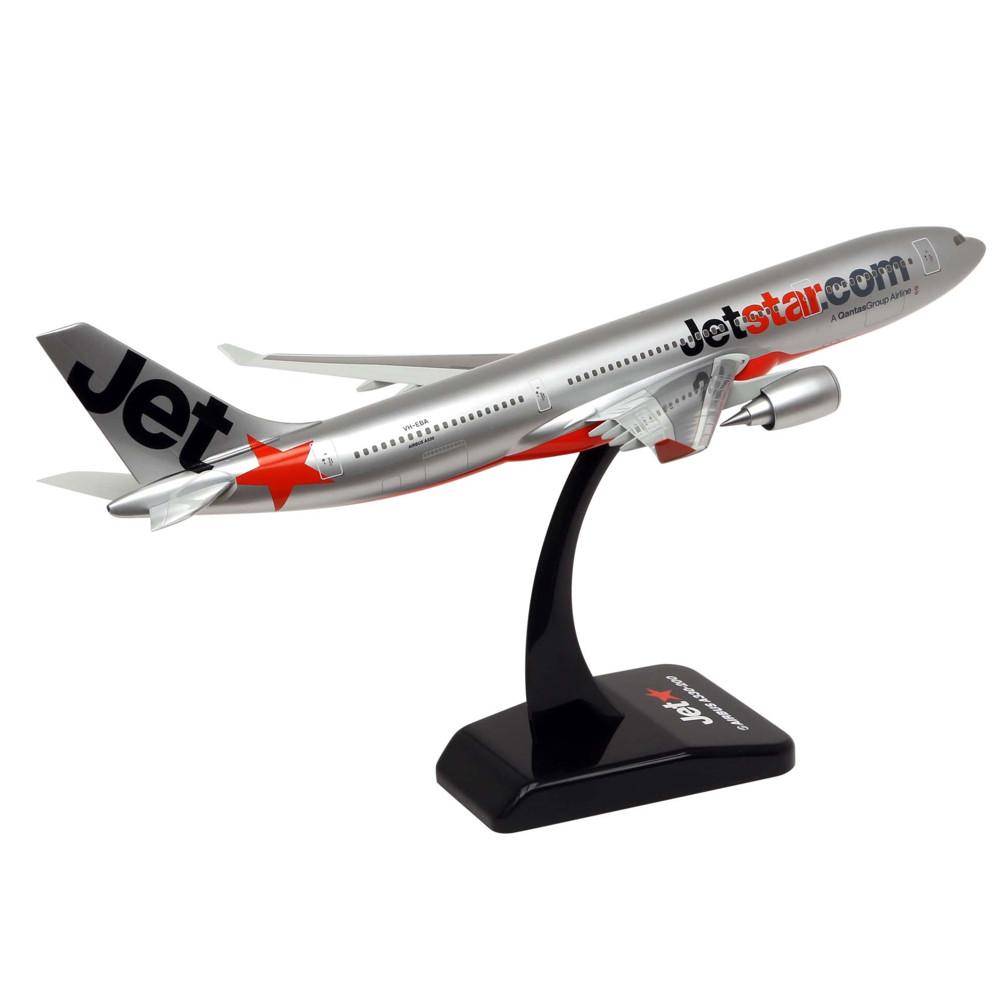 Maquette avion A330-200 Jetstar avec train - plastique 1/200e