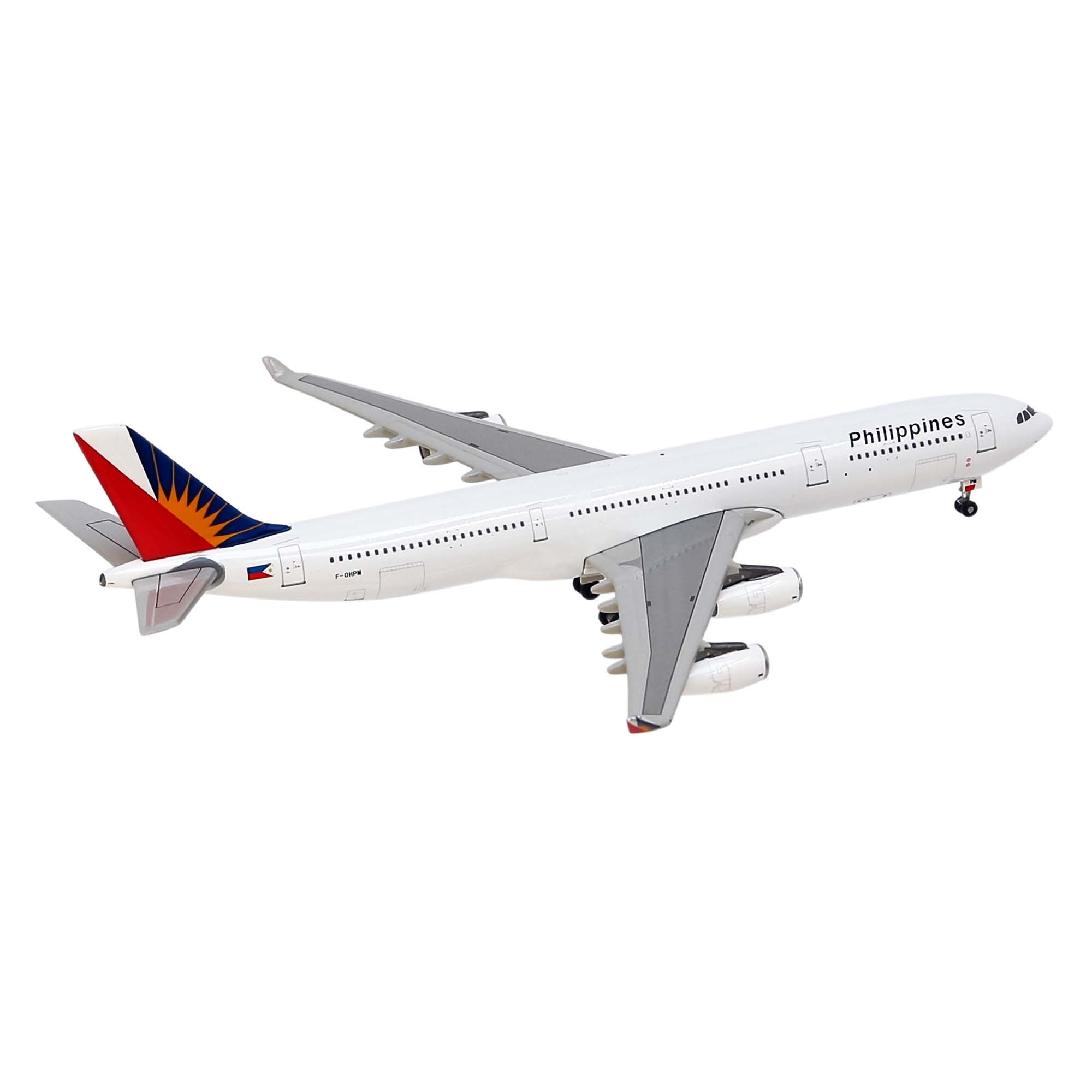 Philippines Airlines A340-300 aircraft model - 1/400 metal