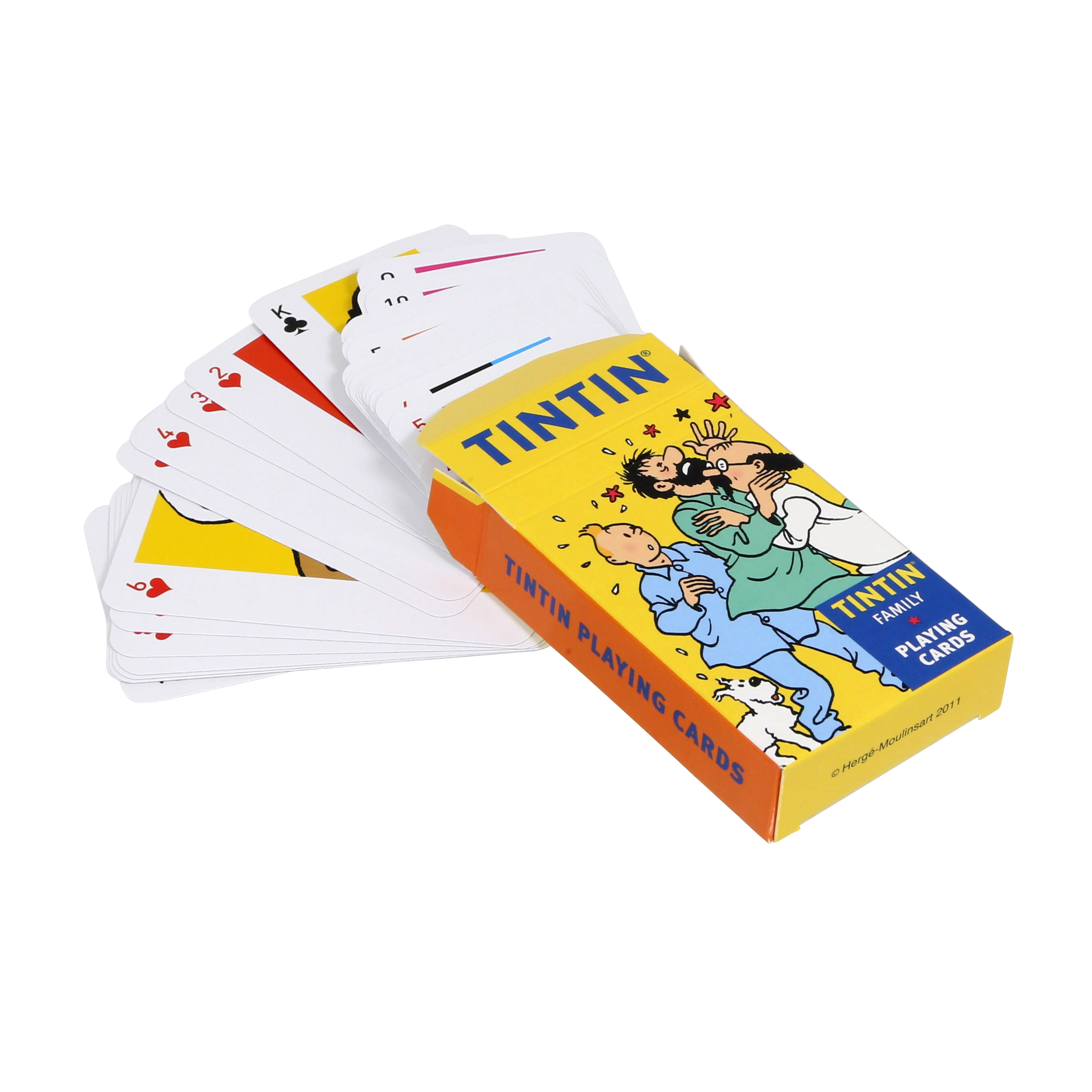Cartes à jouer Tintin Family