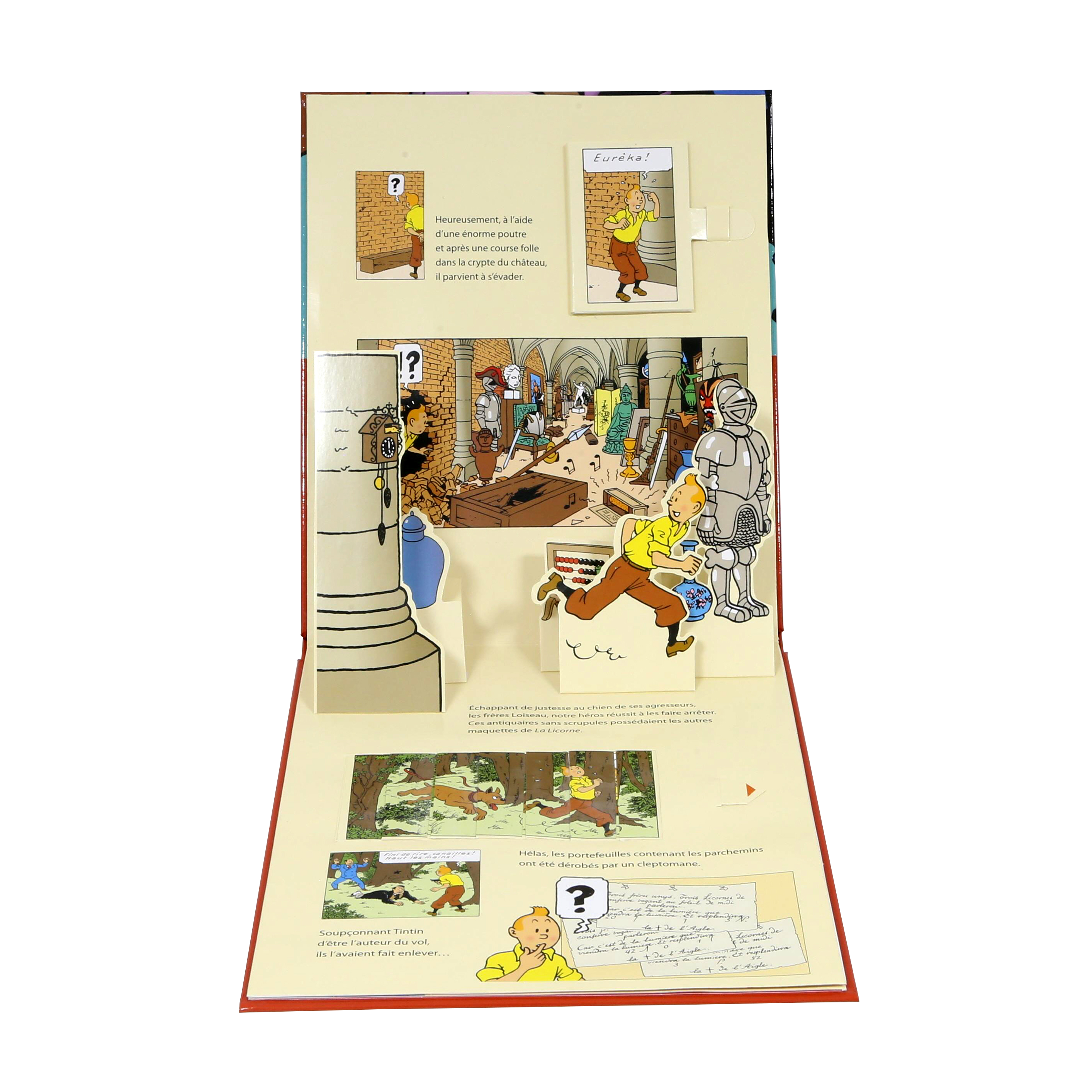 Livre Pop Up Tintin & le Secret de la Licorne